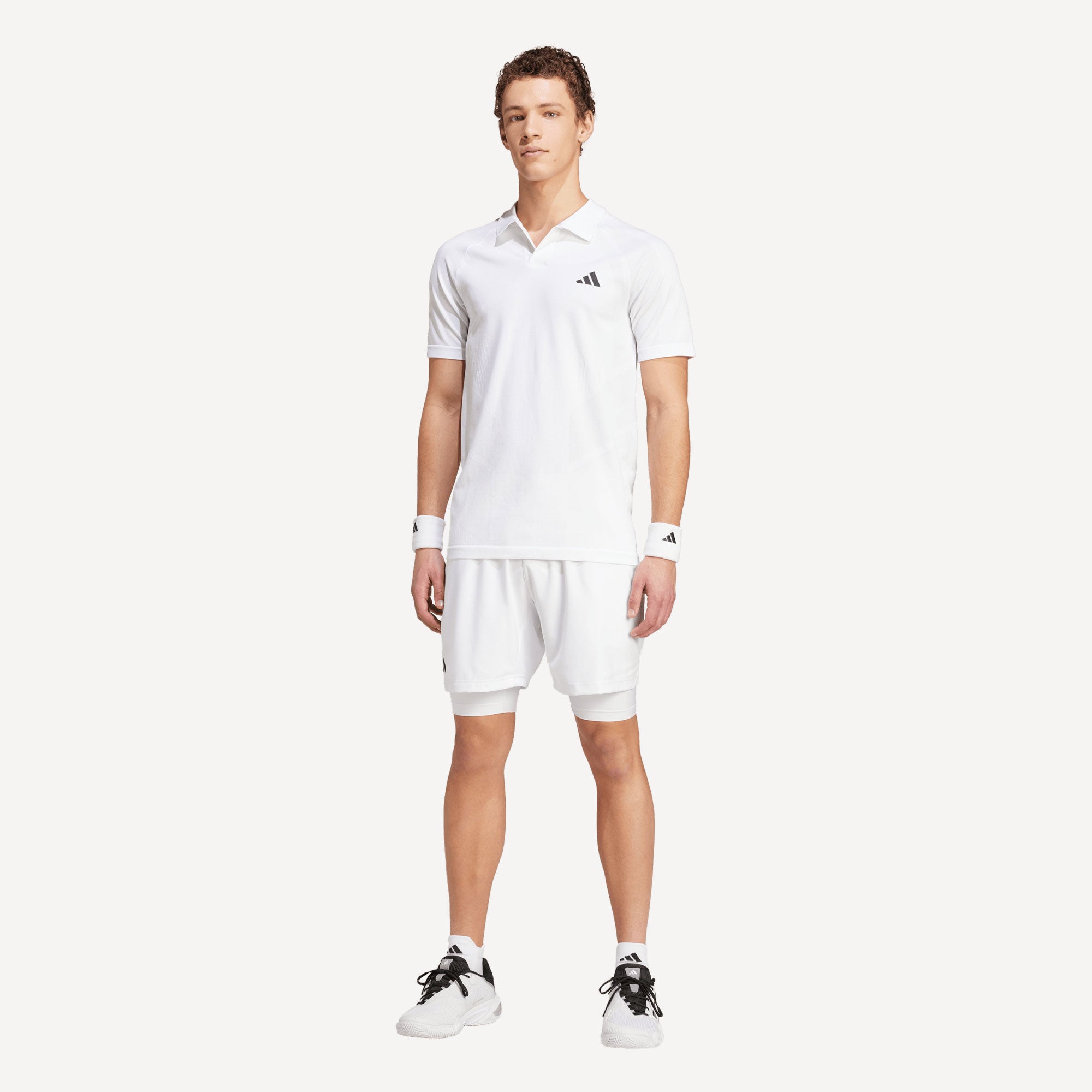 adidas Pro London Men's Seamless Tennis Polo - White (4)