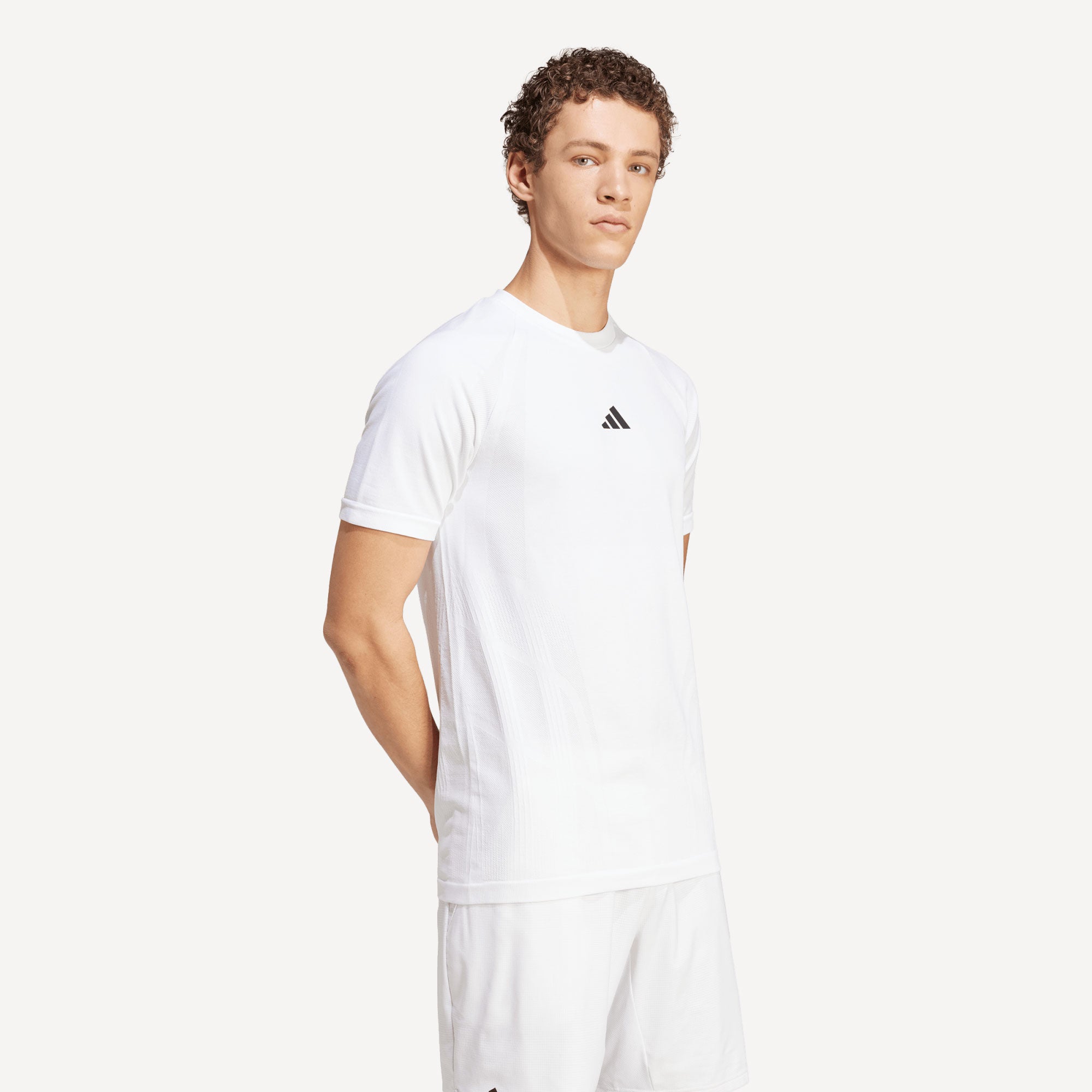 adidas Pro London Men's Seamless Tennis Shirt - White (3)