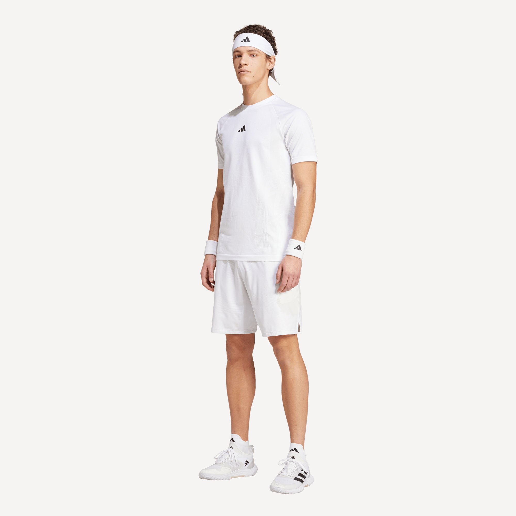 adidas Pro London Men's Seamless Tennis Shirt - White (4)