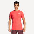 adidas Pro Melbourne Men's Freelift Tennis Shirt - Red (1)