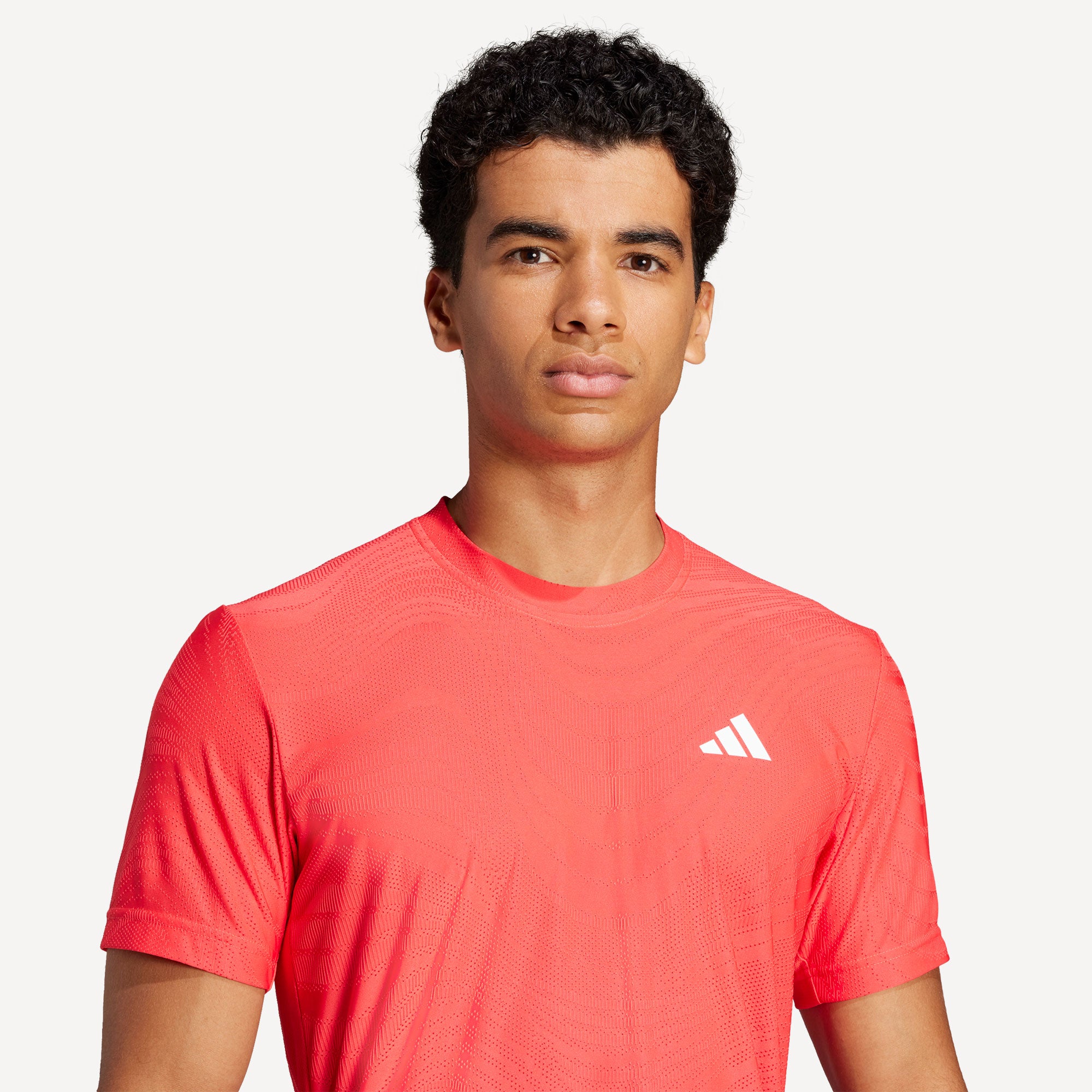 adidas Pro Melbourne Men's Freelift Tennis Shirt - Red (5)