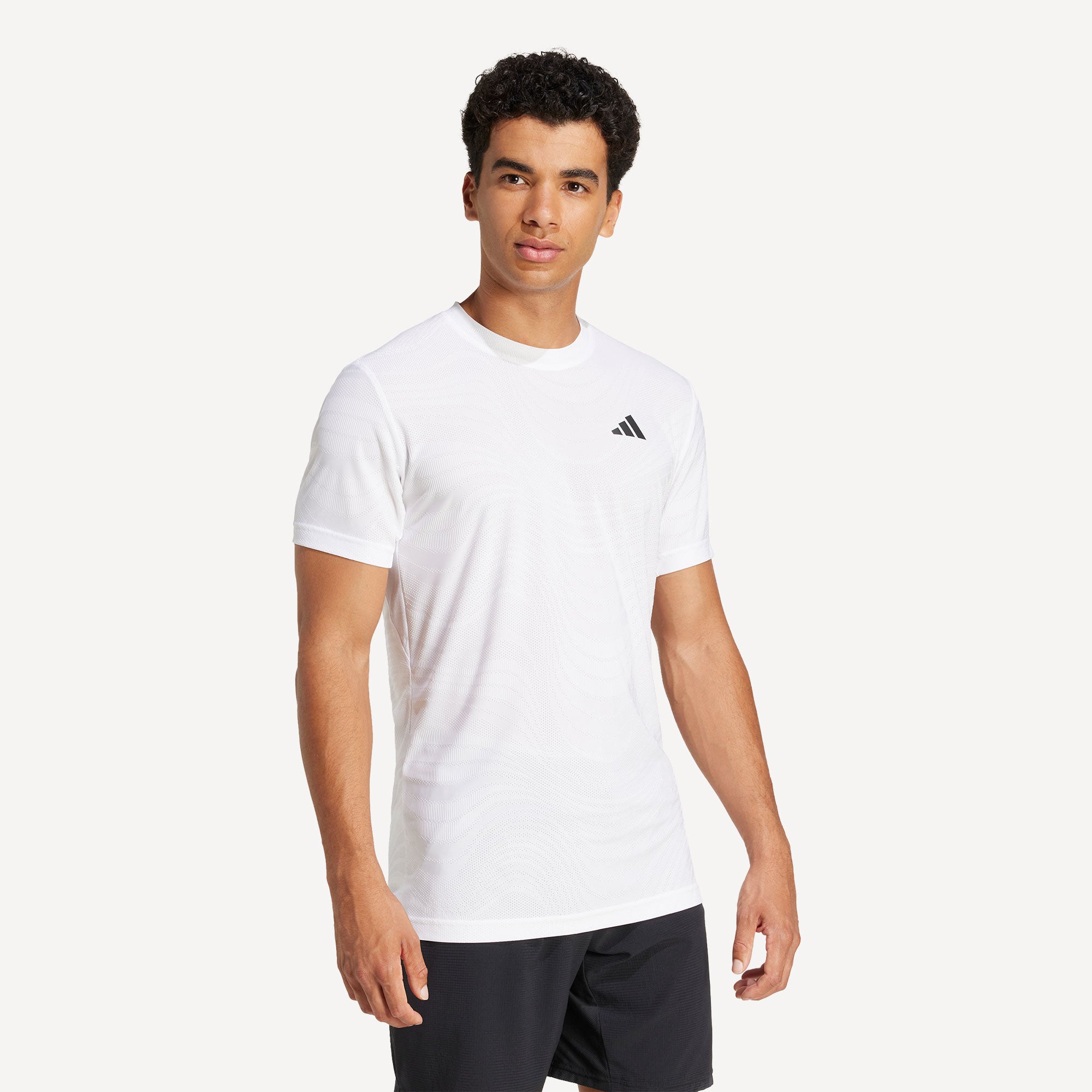 adidas Pro Melbourne Men's Freelift Tennis Shirt - White (3)