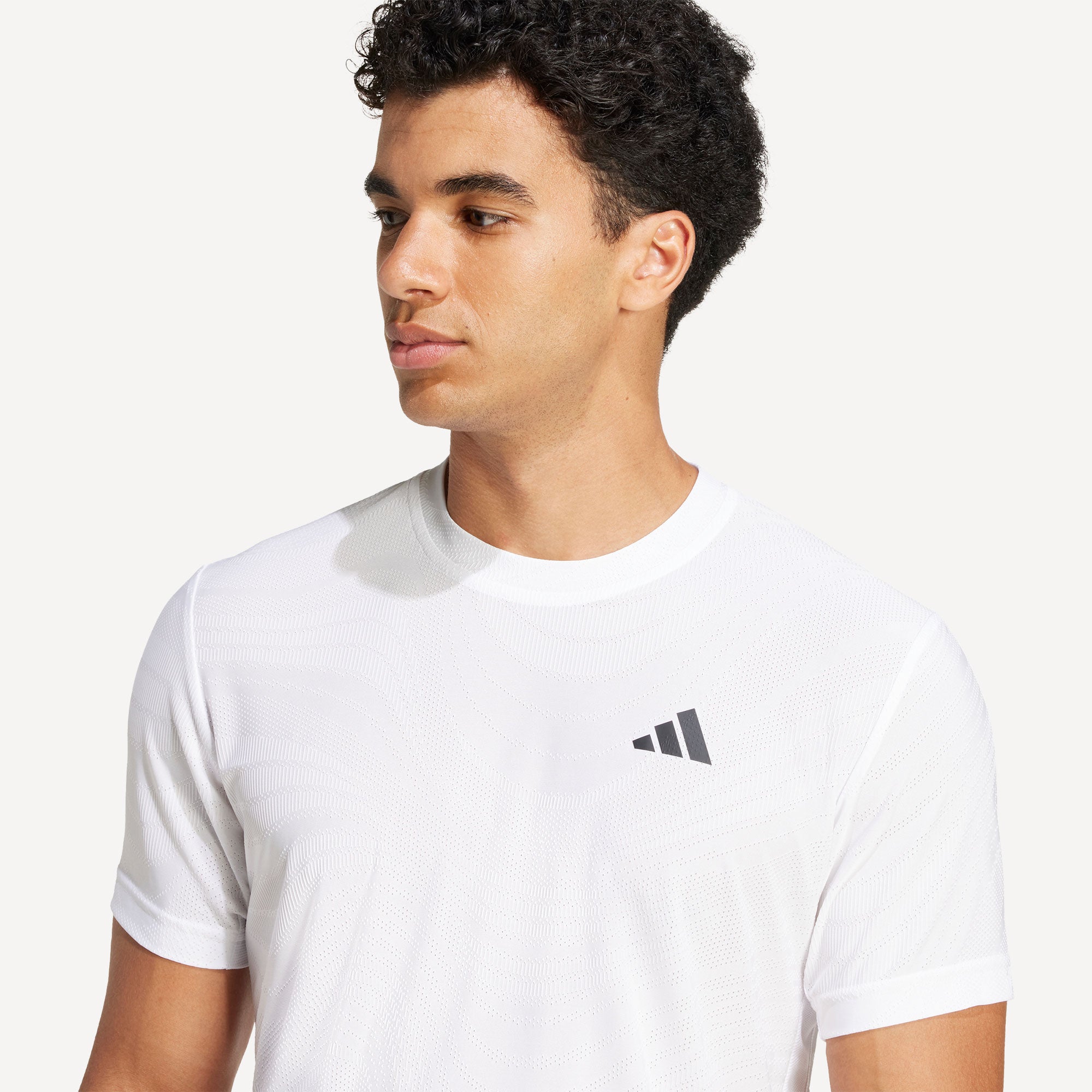 adidas Pro Melbourne Men's Freelift Tennis Shirt - White (4)