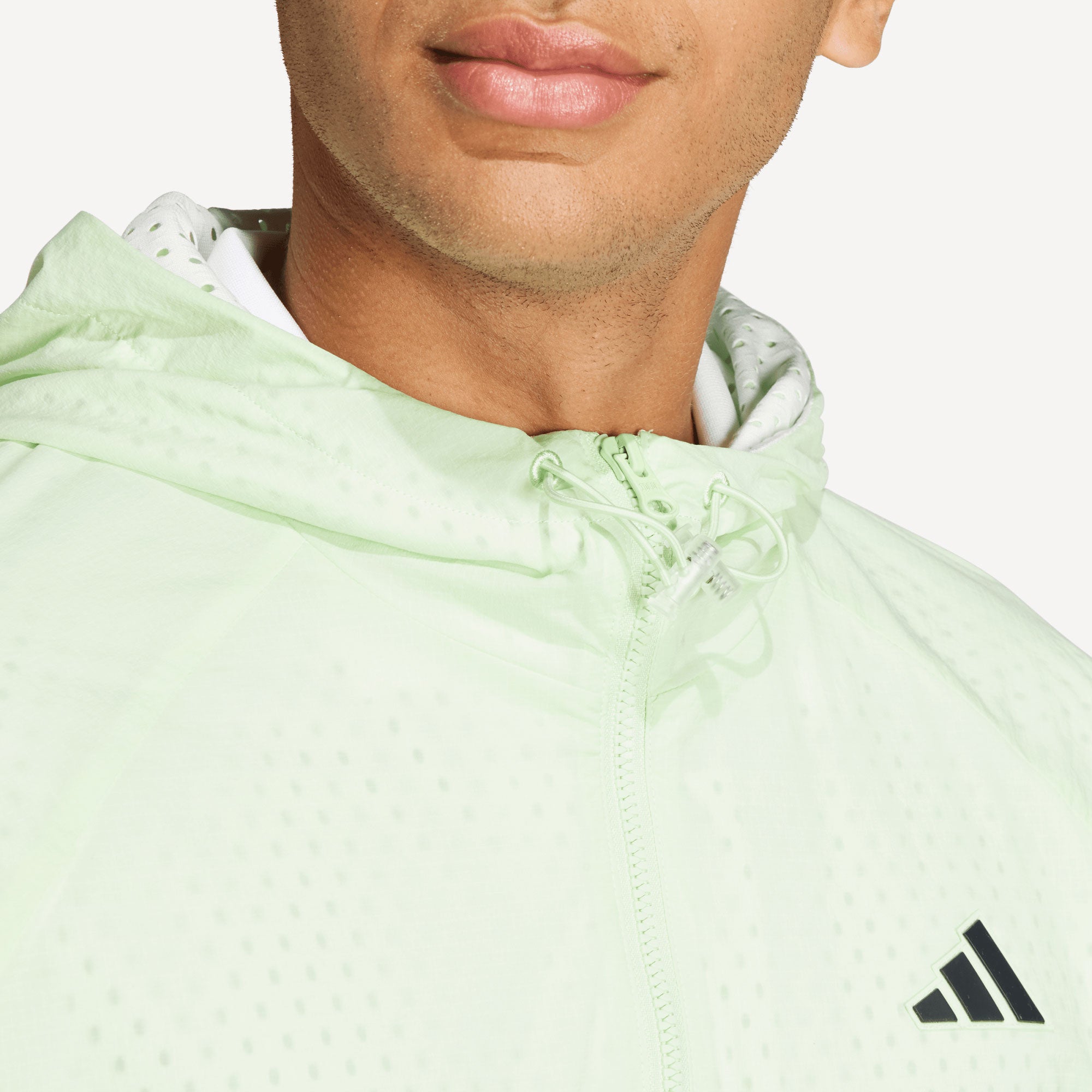 adidas Pro Melbourne Men's Tennis Jacket - Green (5)