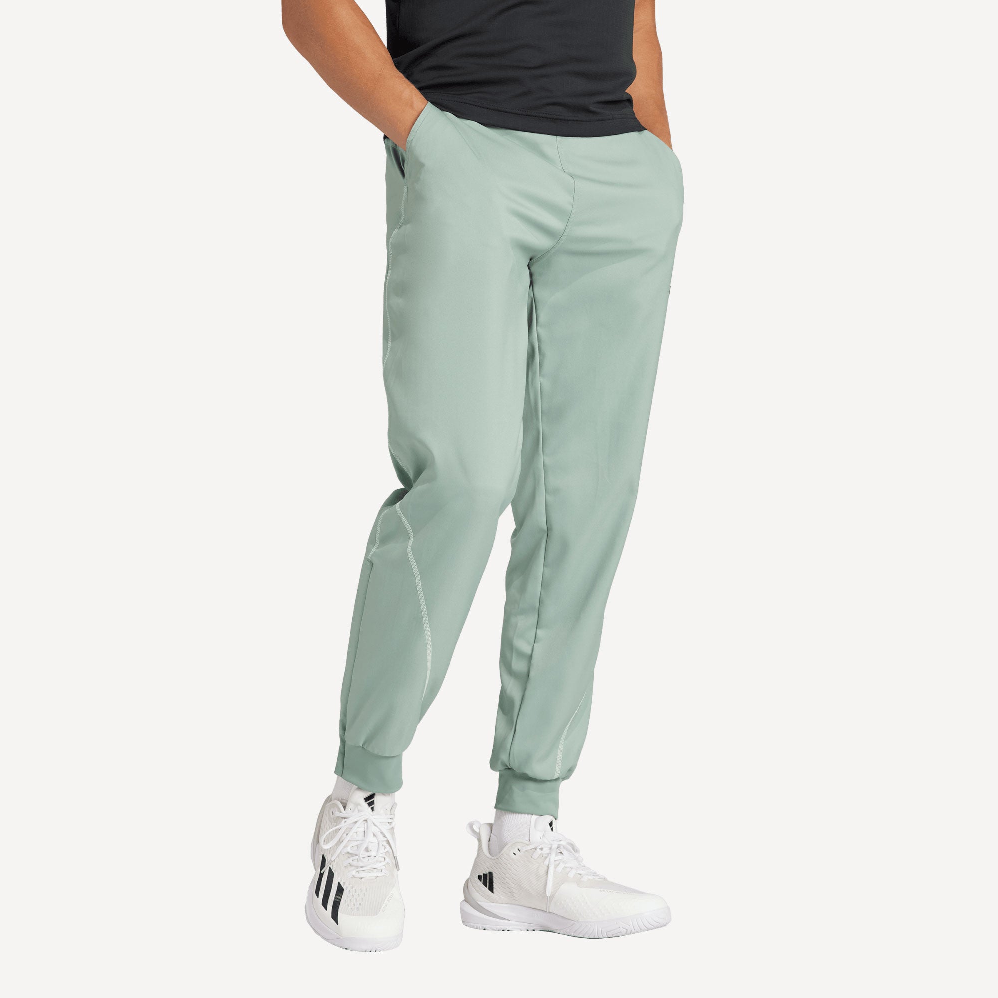 adidas Pro Melbourne Men's Tennis Pants - Green (1)