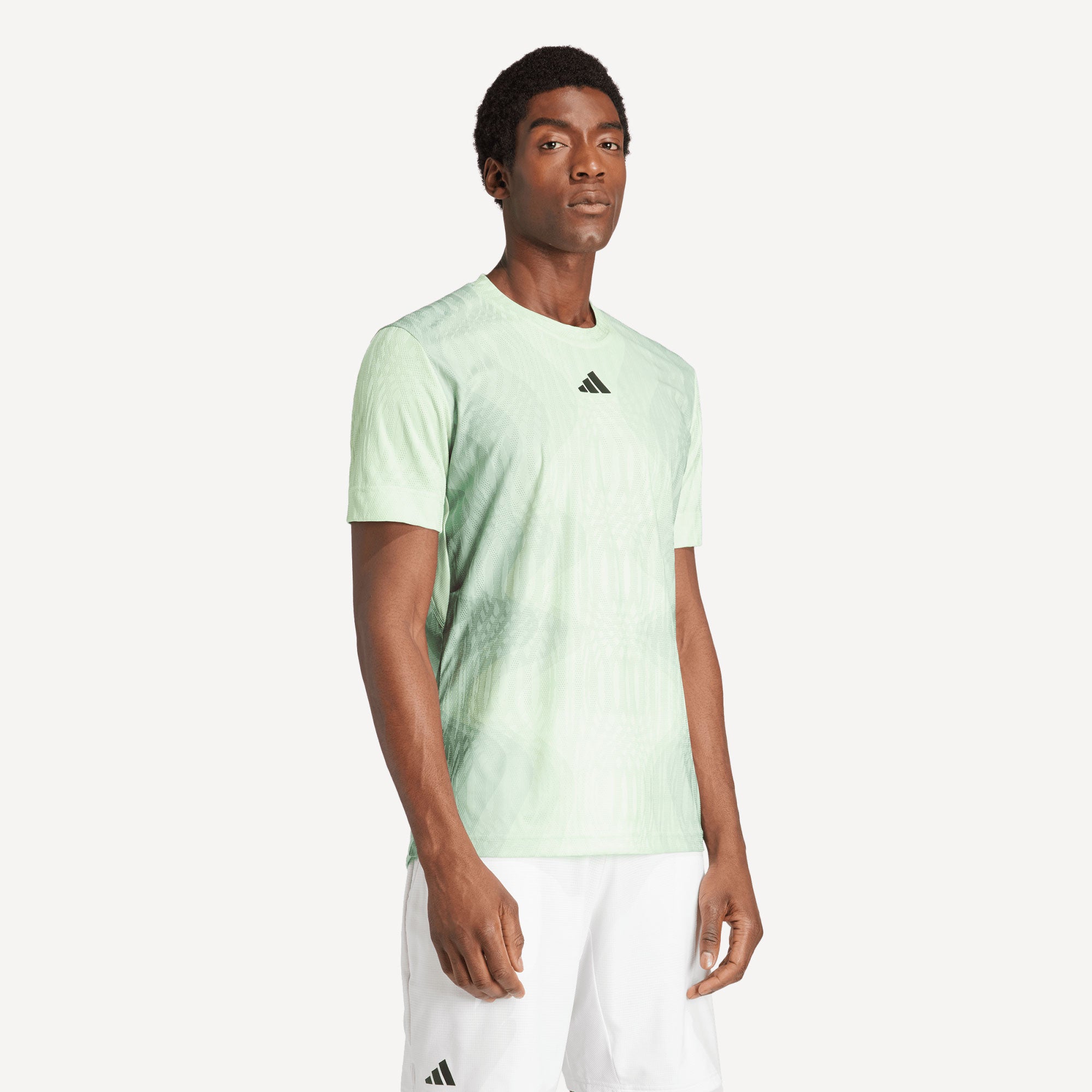 adidas Pro Melbourne Men's Tennis Shirt - Green (3)
