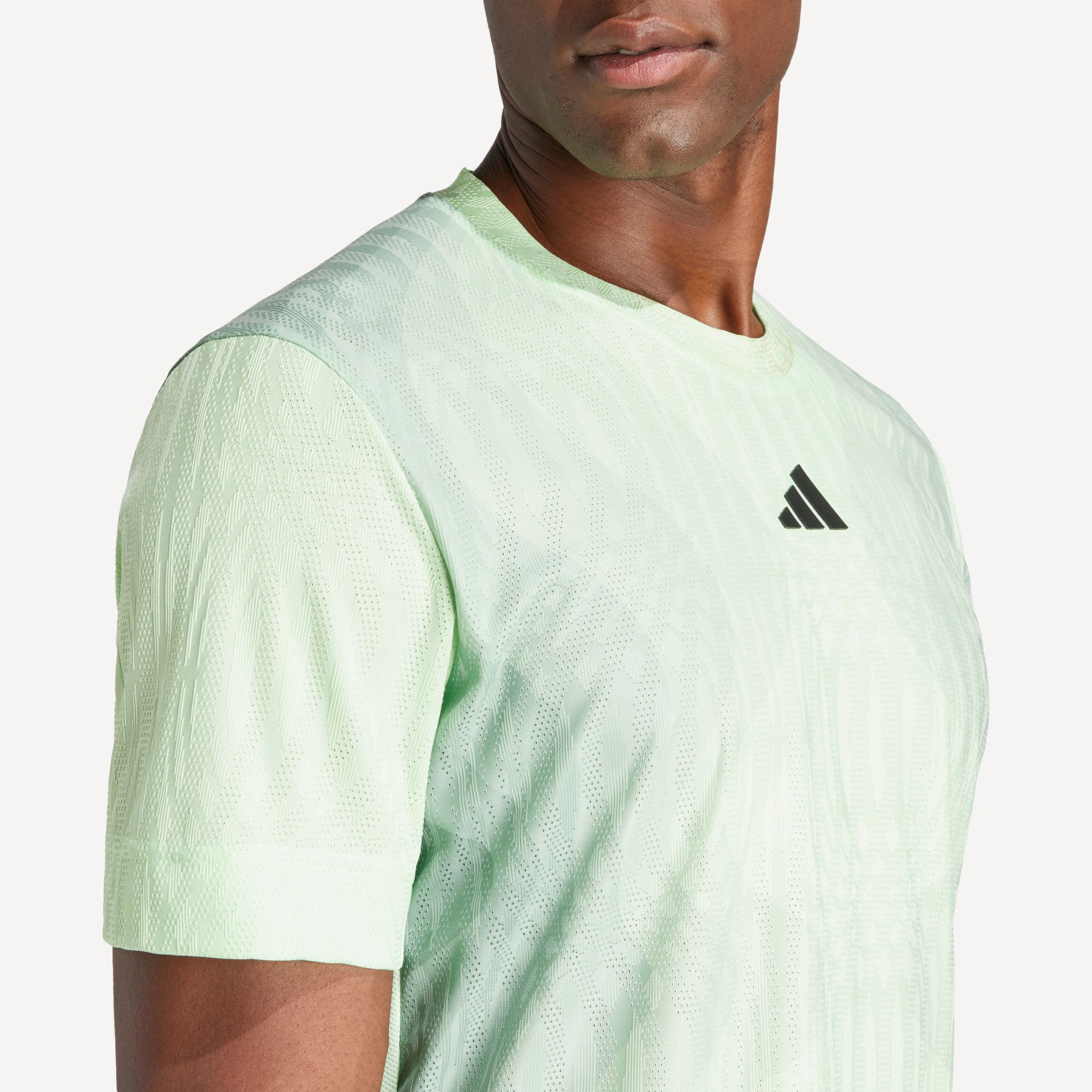 adidas Pro Melbourne Men's Tennis Shirt - Green (6)