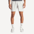 adidas Pro Melbourne Men's Tennis Shorts and Inner Shorts Set - Grey (1)