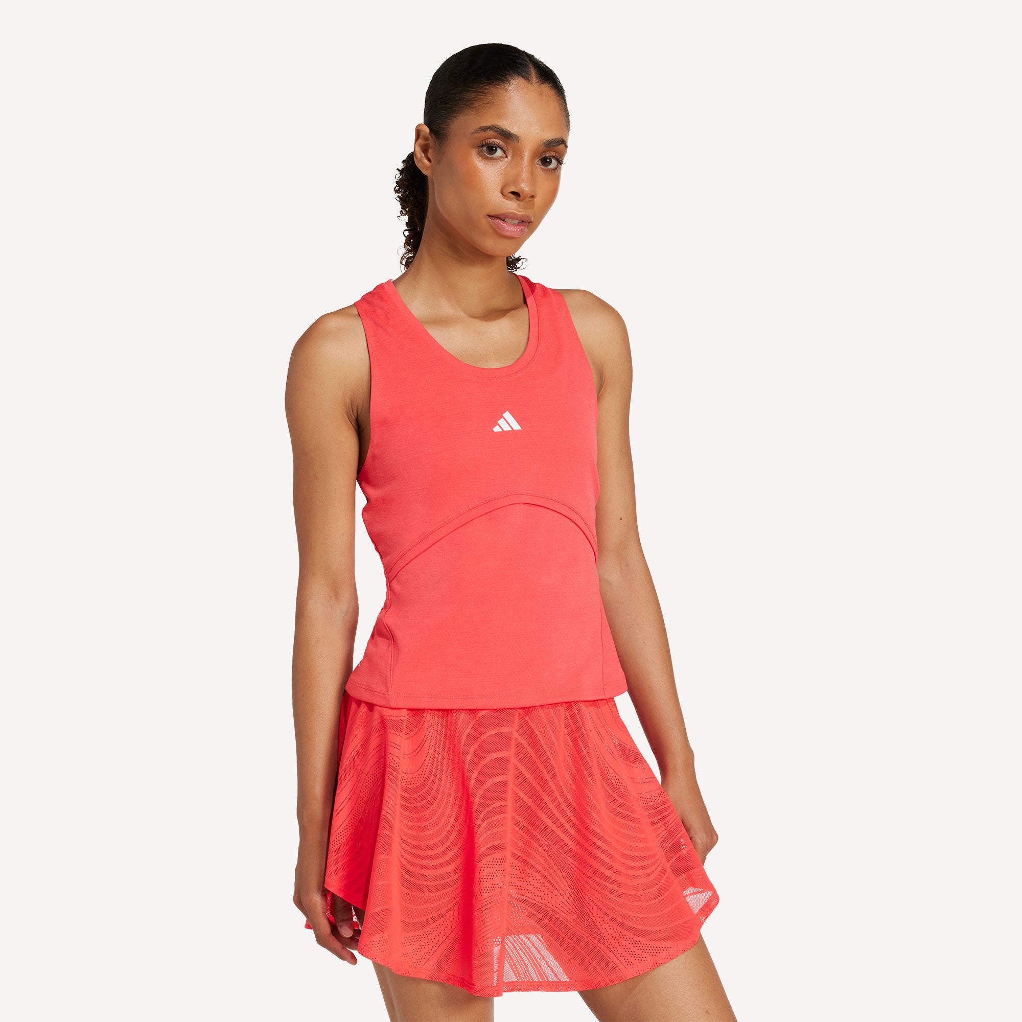 adidas Pro Melbourne Women's Y Tennis Tank - Red (3)