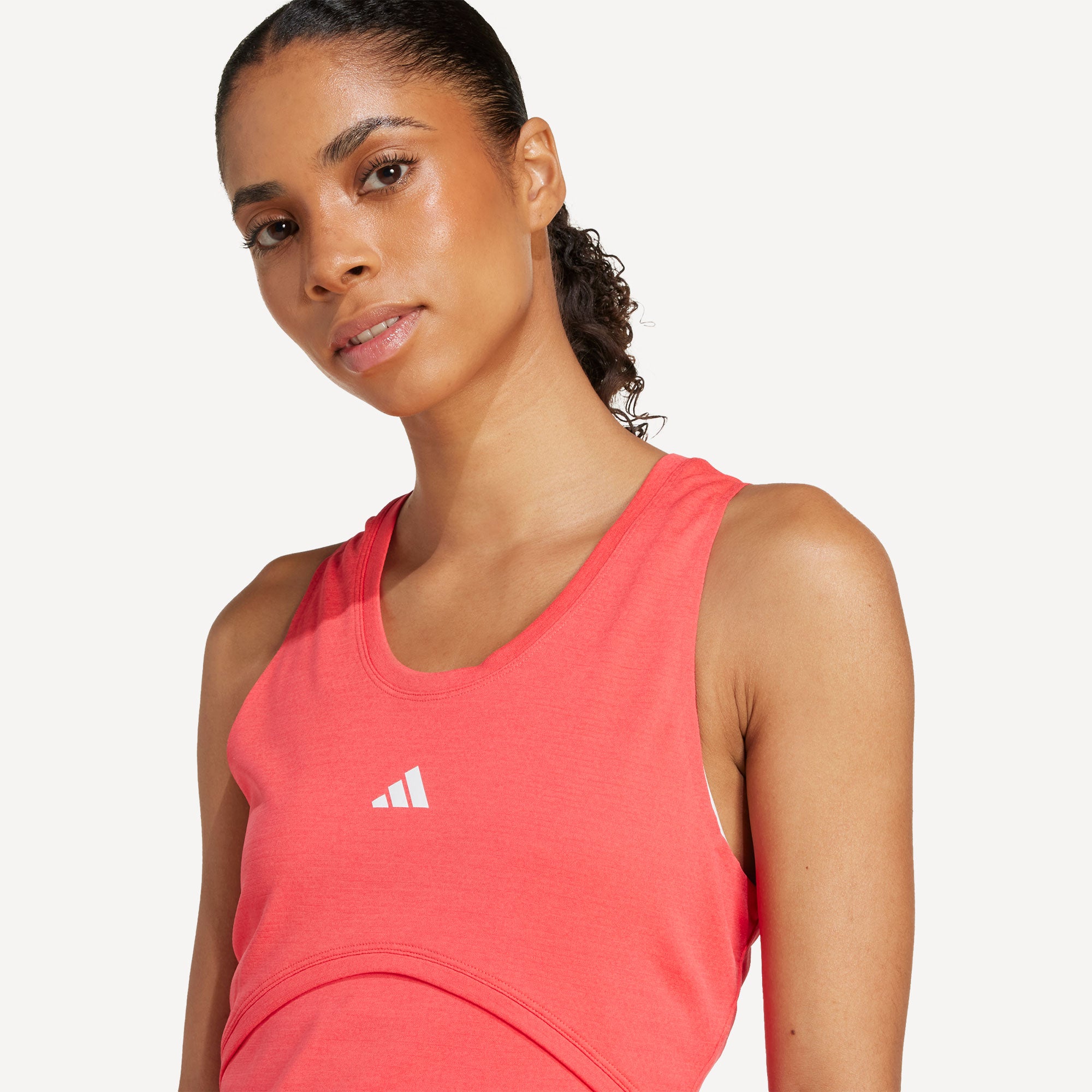 adidas Pro Melbourne Women's Y Tennis Tank - Red (5)