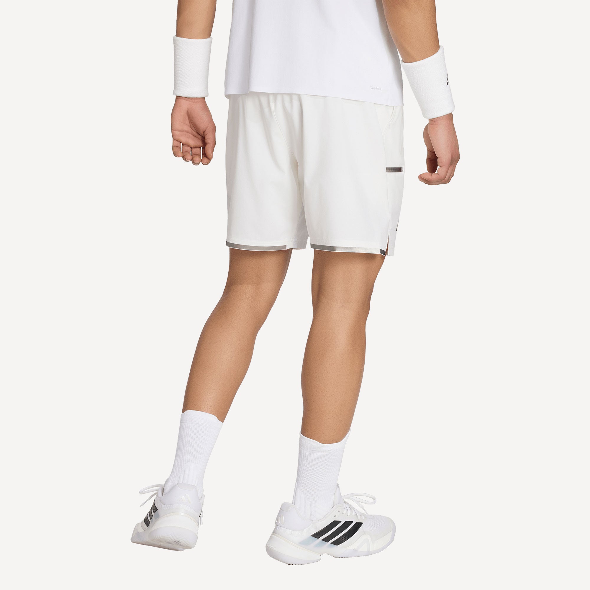adidas Pro Men's 2IN1 7-Inch Tennis Shorts - White (2)