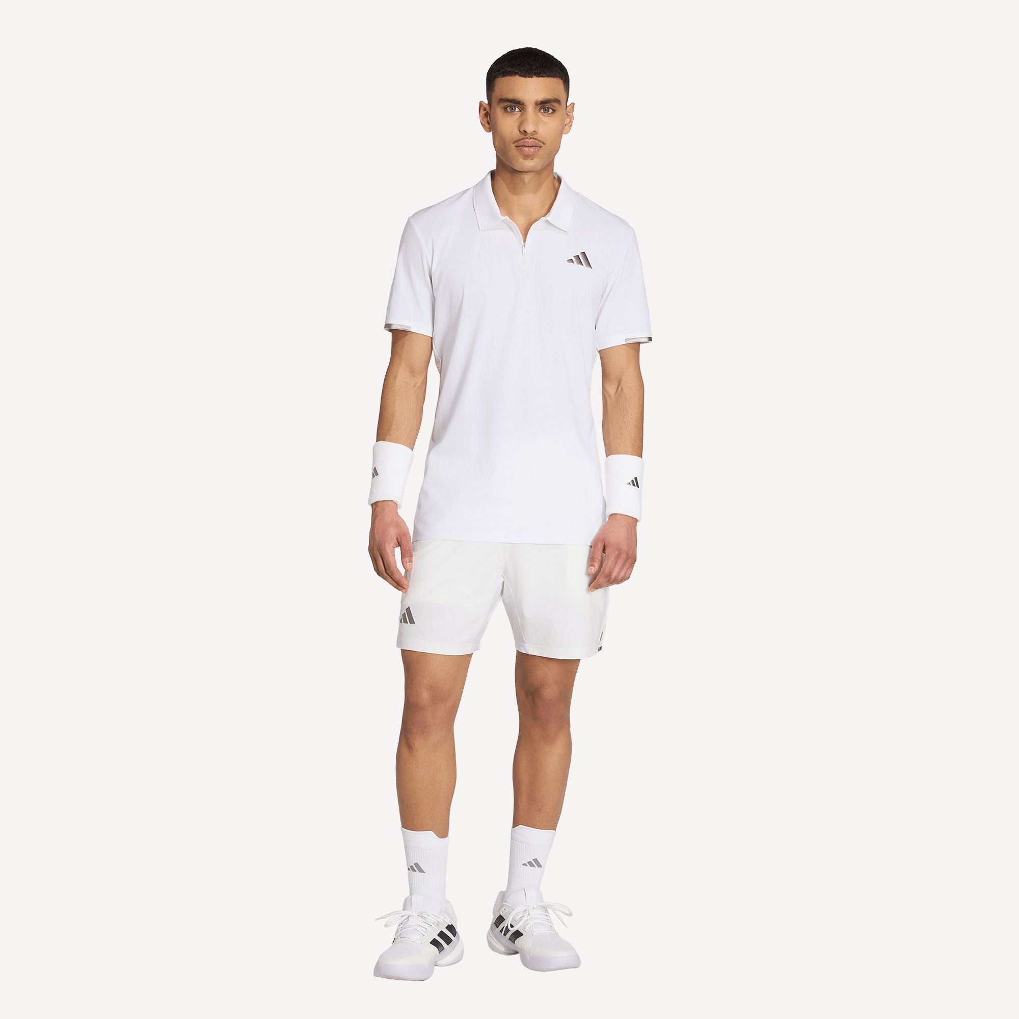 adidas Pro Men's 2IN1 7-Inch Tennis Shorts - White (3)