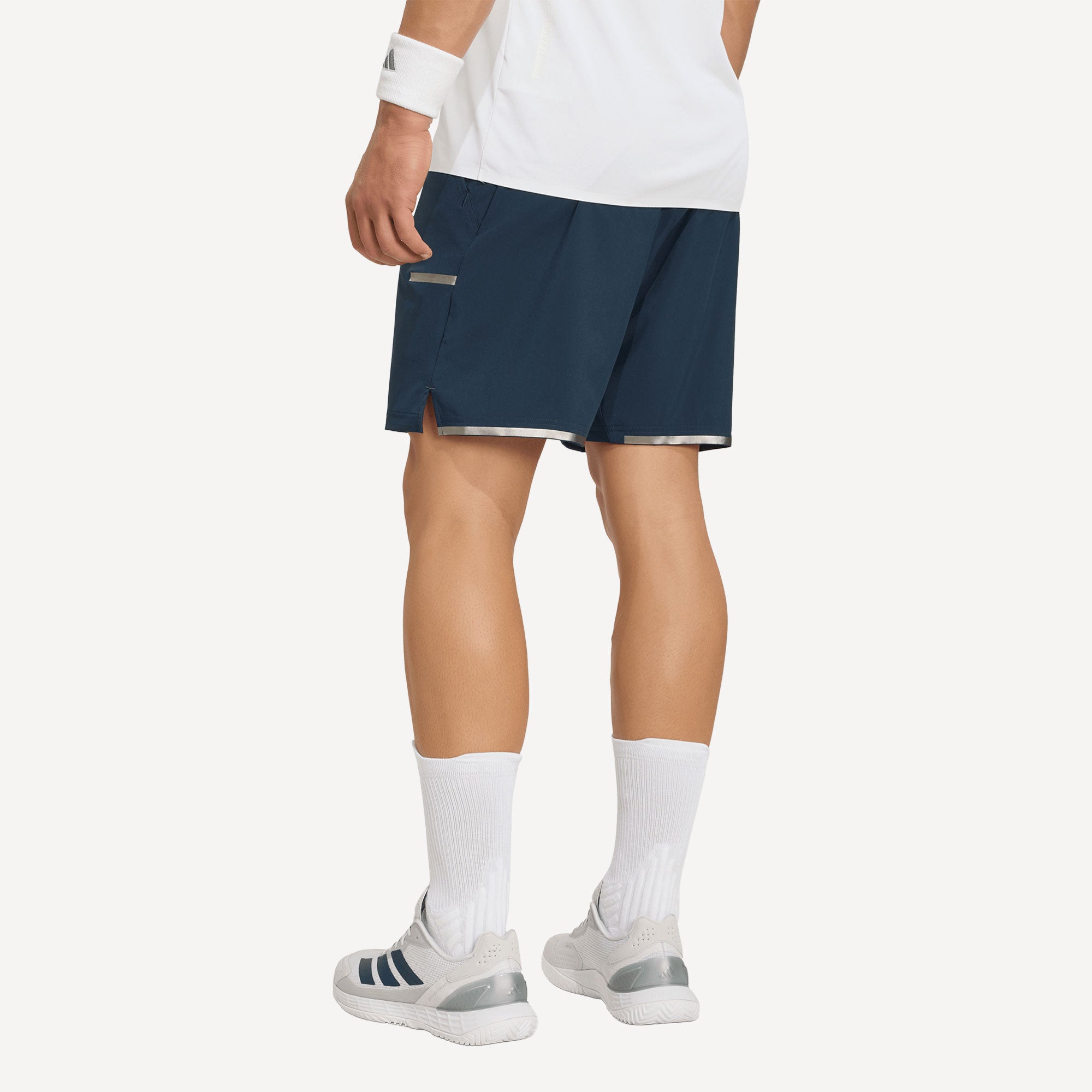 adidas Pro Men's 2IN1 7-Inch Tennis Shorts - Blue (2)