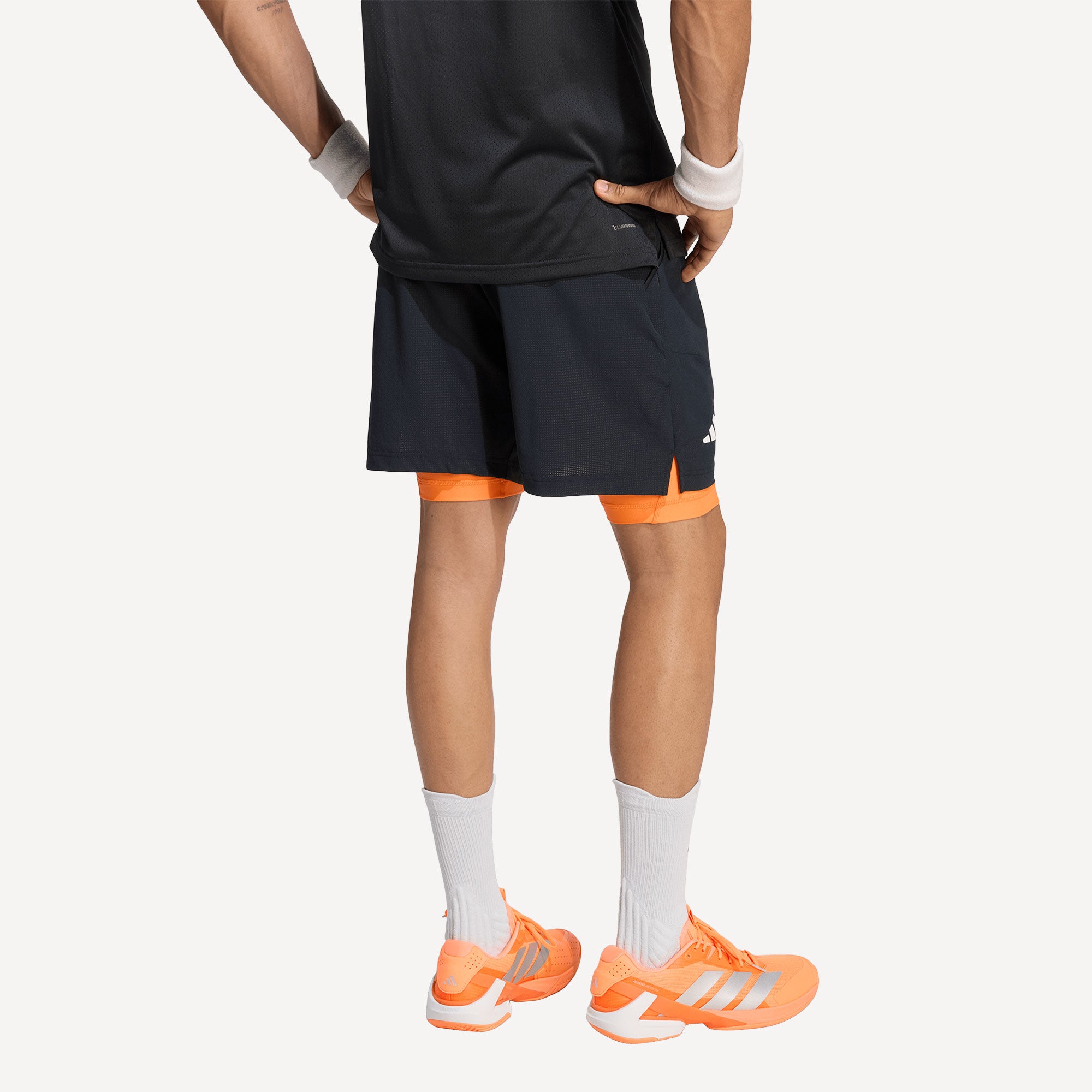 adidas Pro Men's 2IN1 Tennis Shorts - Black (2)