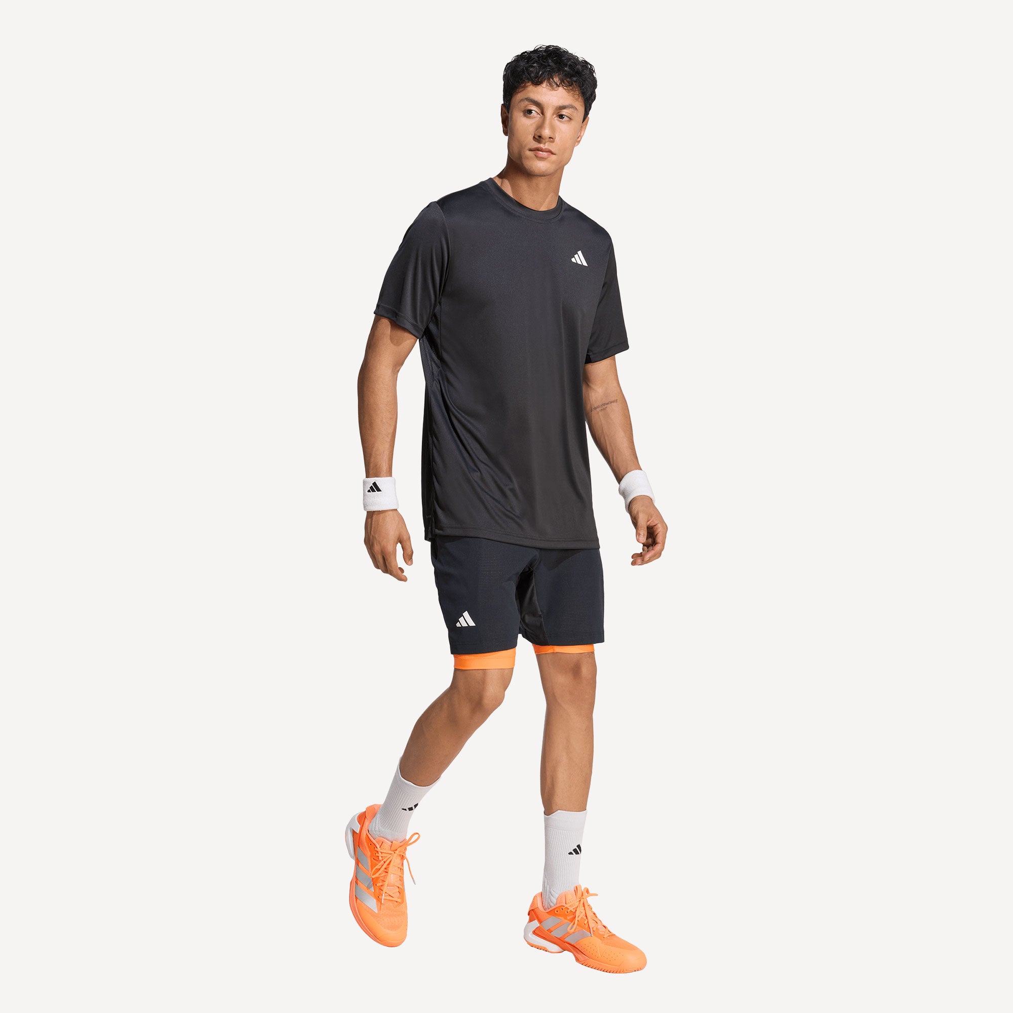 adidas Pro Men's 2IN1 Tennis Shorts - Black (3)