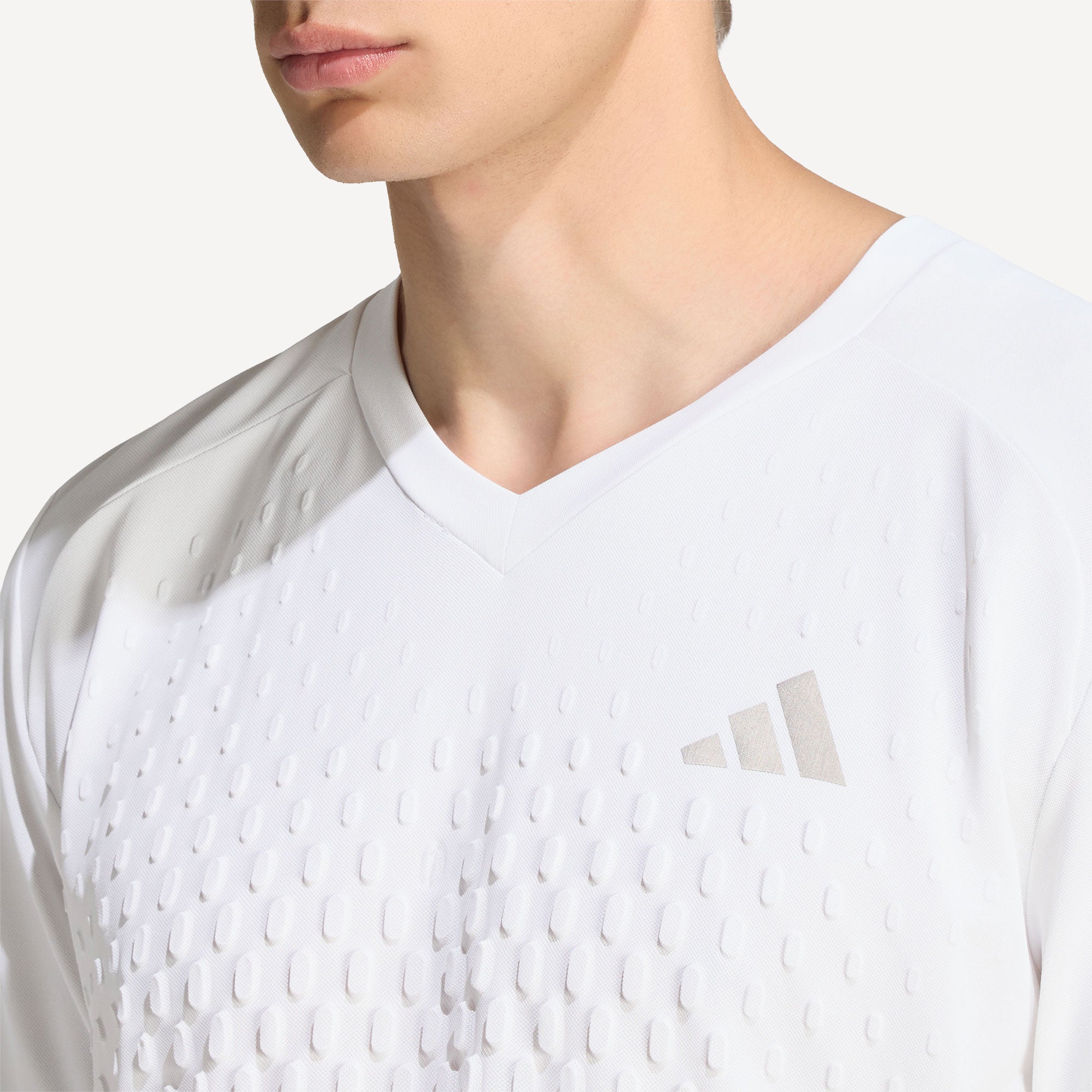 adidas Pro Men's 3D Freelift Tennis Shirt - White (5)