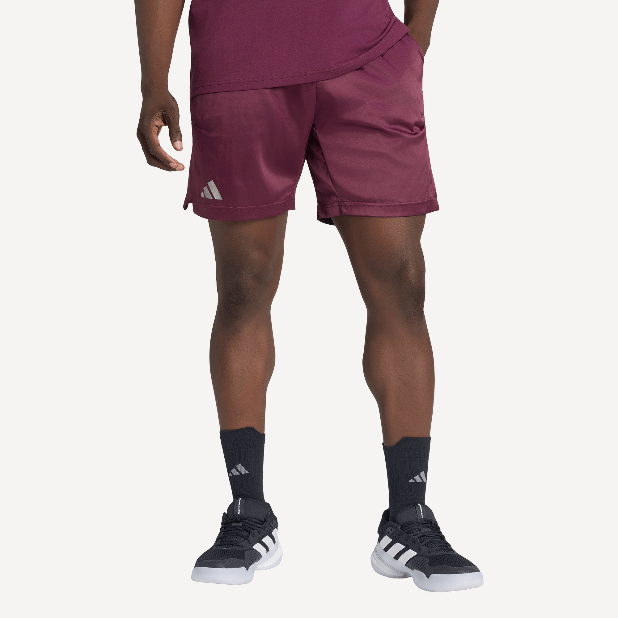 adidas Pro Men's Climacool Ergo Tennis Shorts - Red (1)