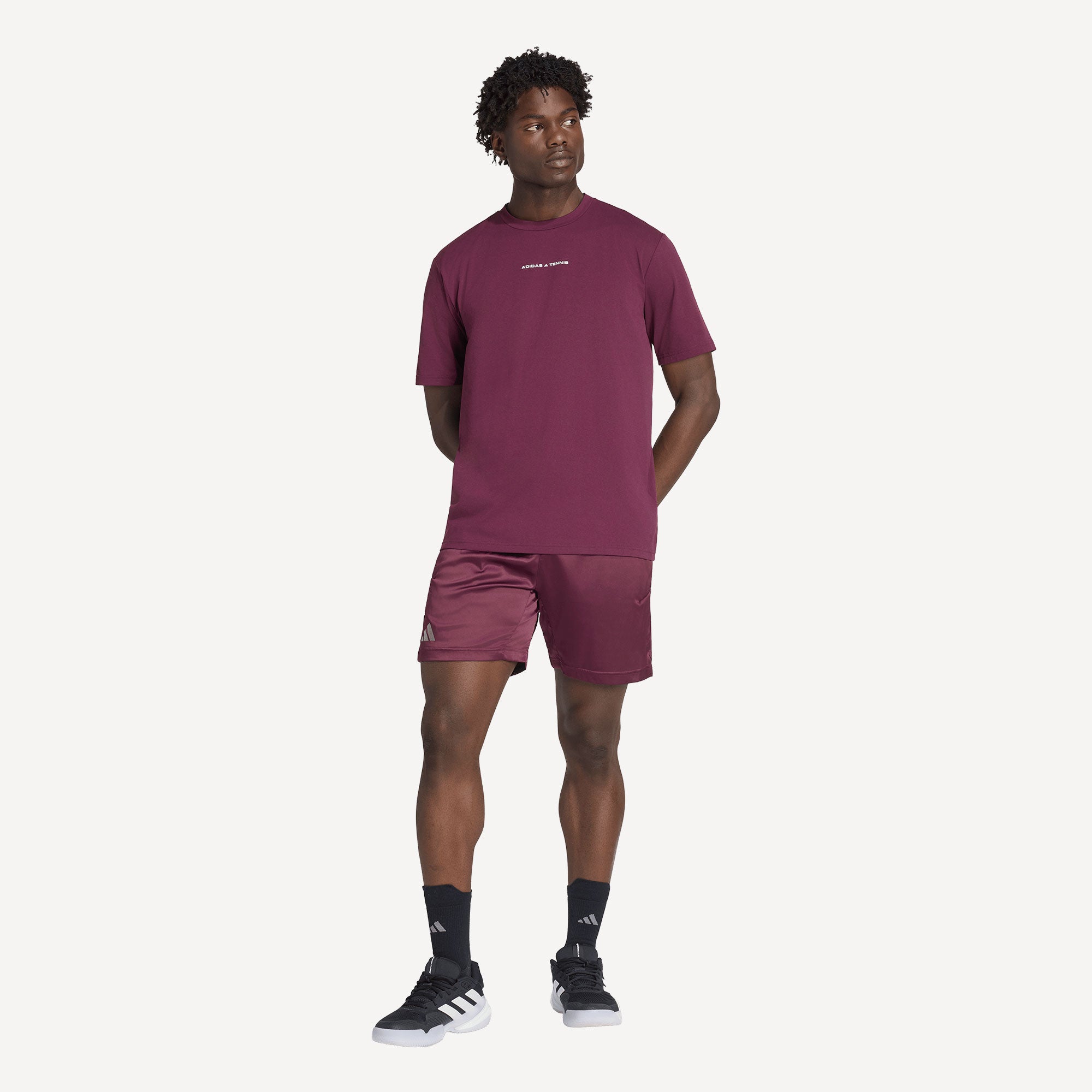 adidas Pro Men's Climacool Ergo Tennis Shorts - Red (3)