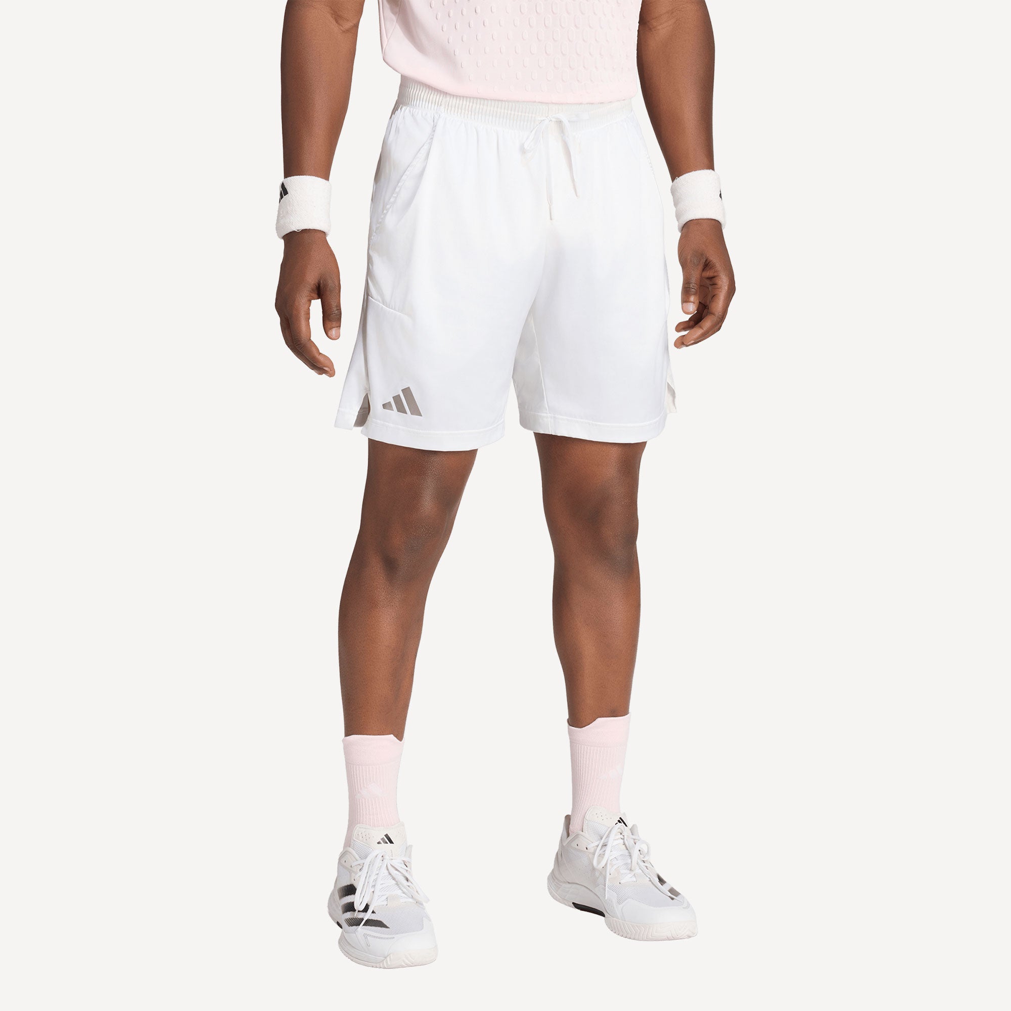 adidas Pro Men's Climacool Ergo Tennis Shorts - White (1)