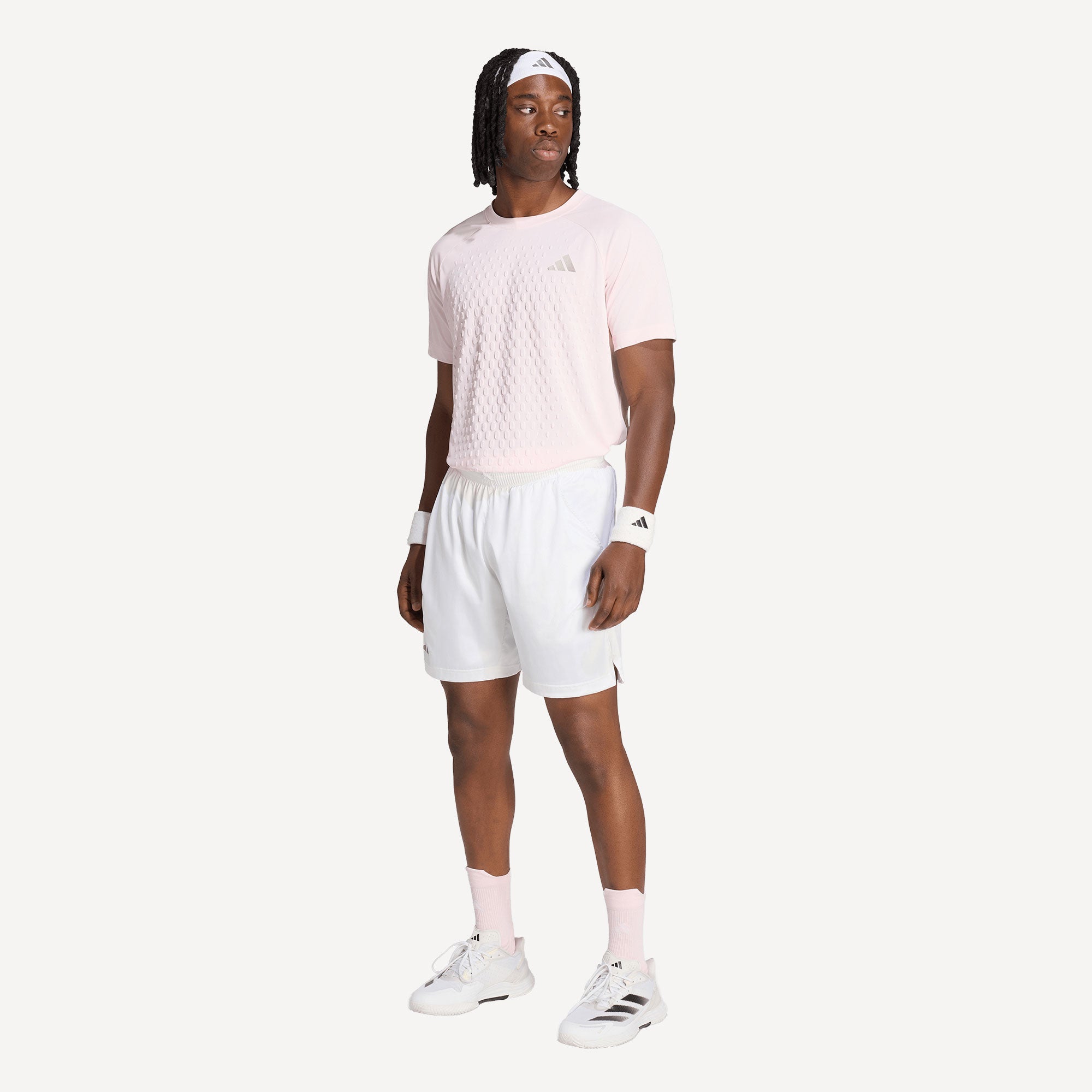 adidas Pro Men's Climacool Ergo Tennis Shorts - White (4)