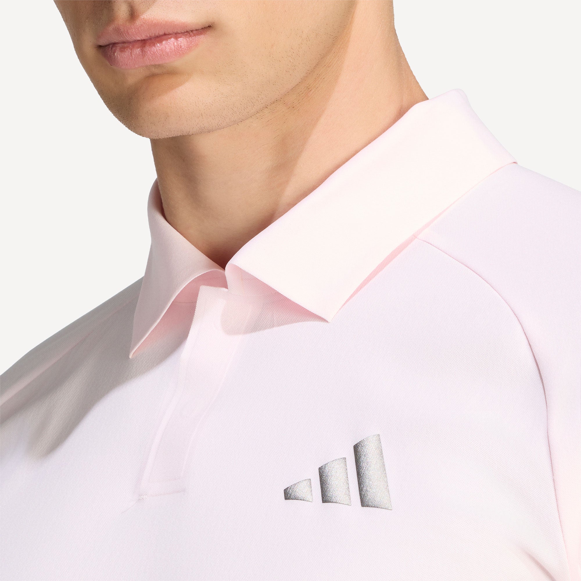 adidas Pro Men's Climacool+ Freelift Tennis Polo - Pink (5)