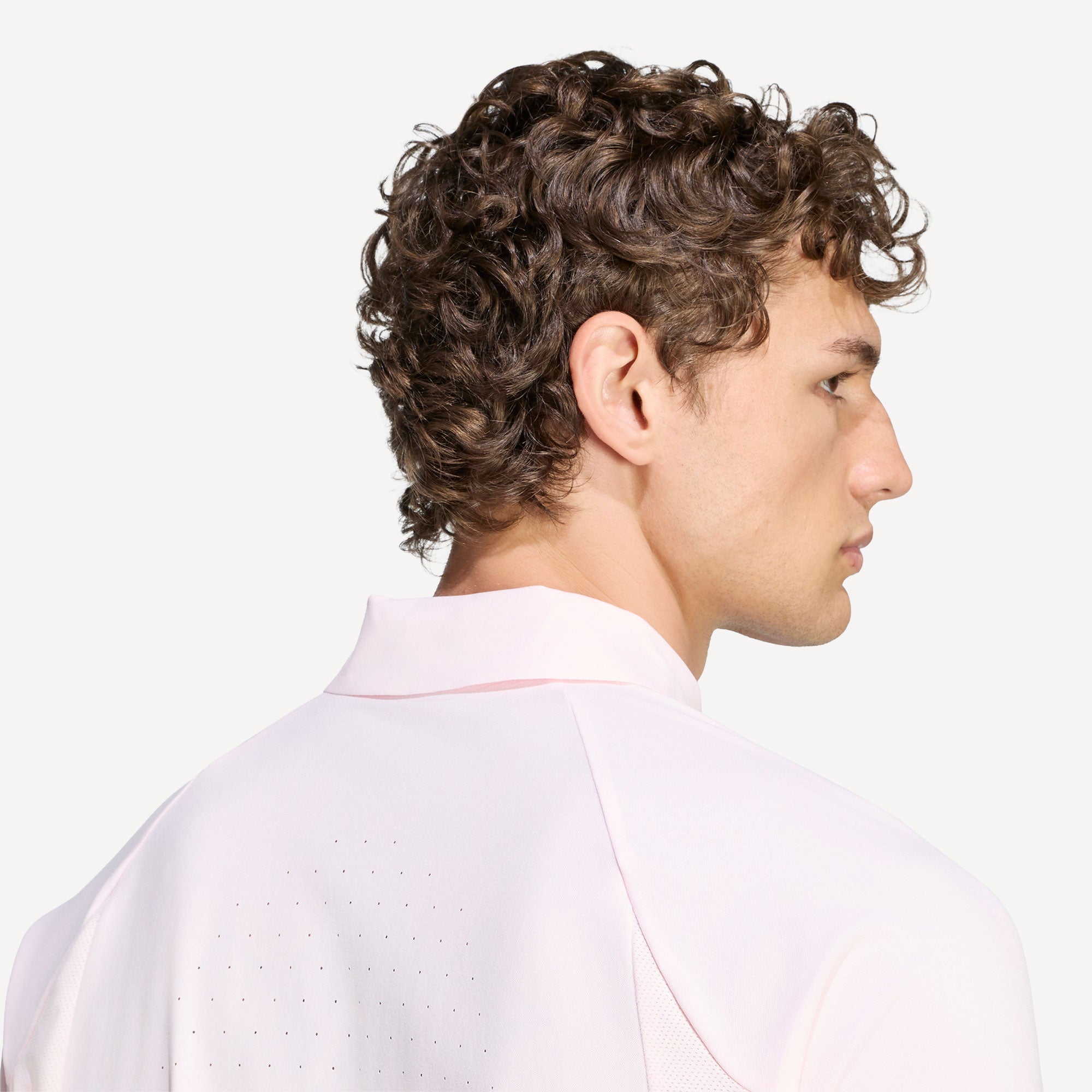 adidas Pro Men's Climacool+ Freelift Tennis Polo - Pink (6)