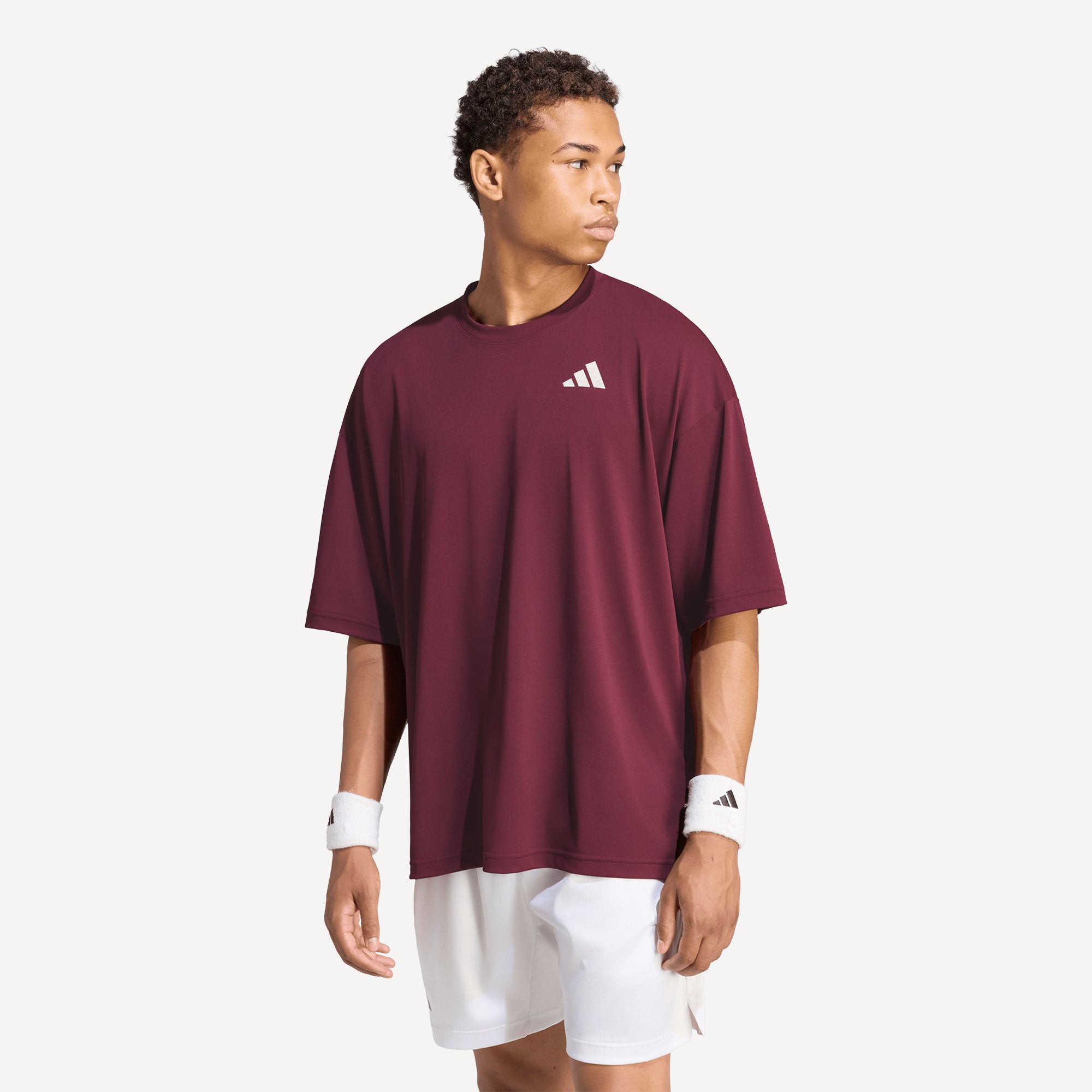 adidas Pro Men's Climacool+ Oversized Tennis Shirt - Red (1)