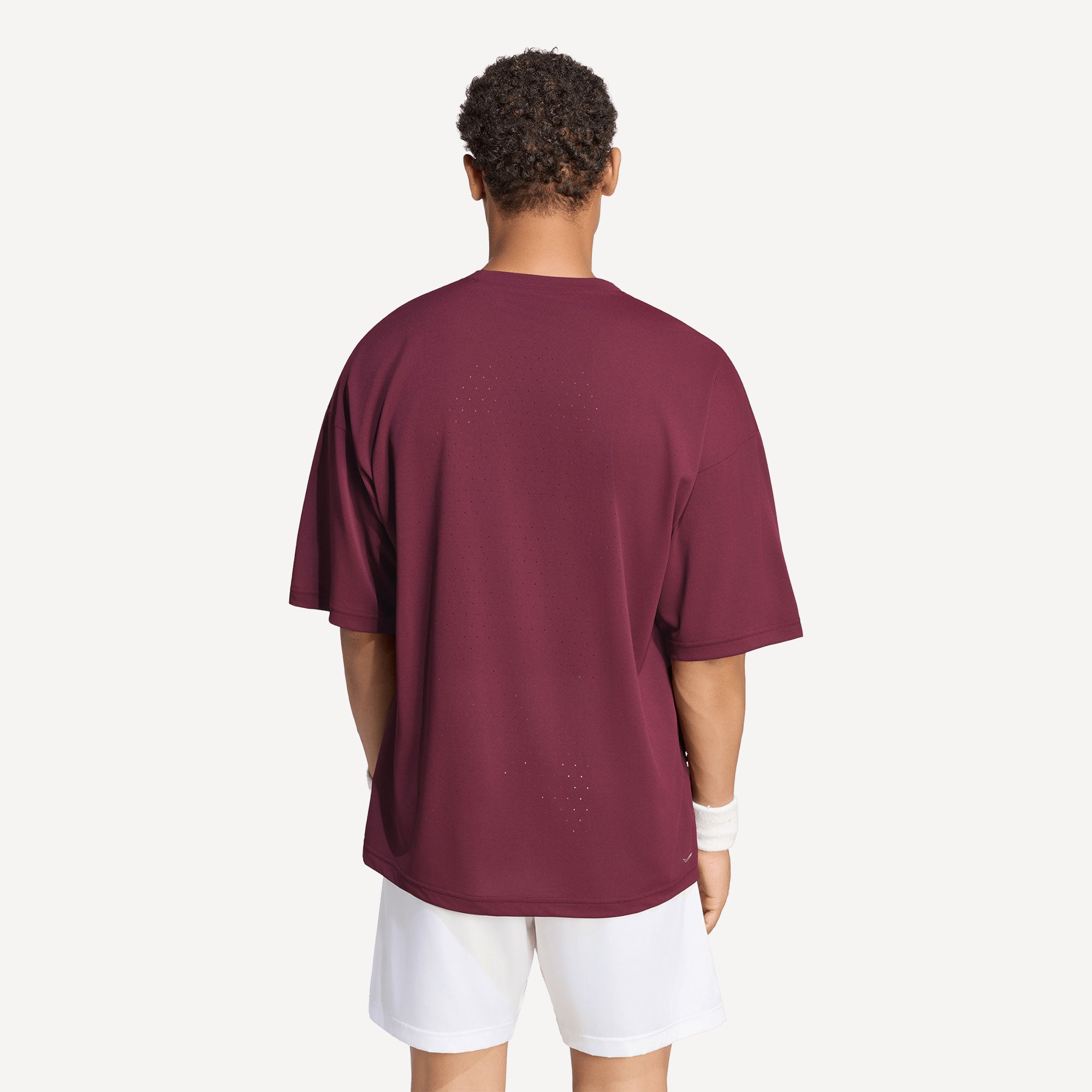 adidas Pro Men's Climacool+ Oversized Tennis Shirt - Red (2)