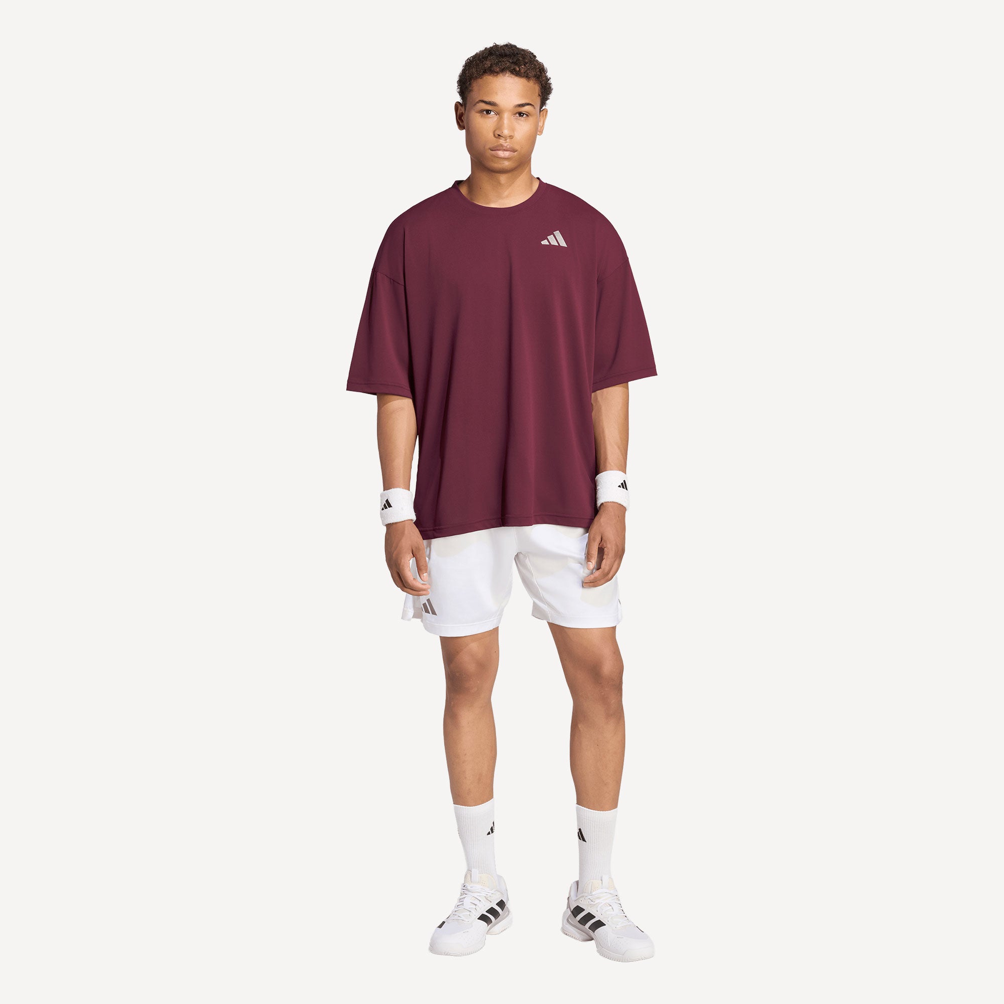 adidas Pro Men's Climacool+ Oversized Tennis Shirt - Red (3)