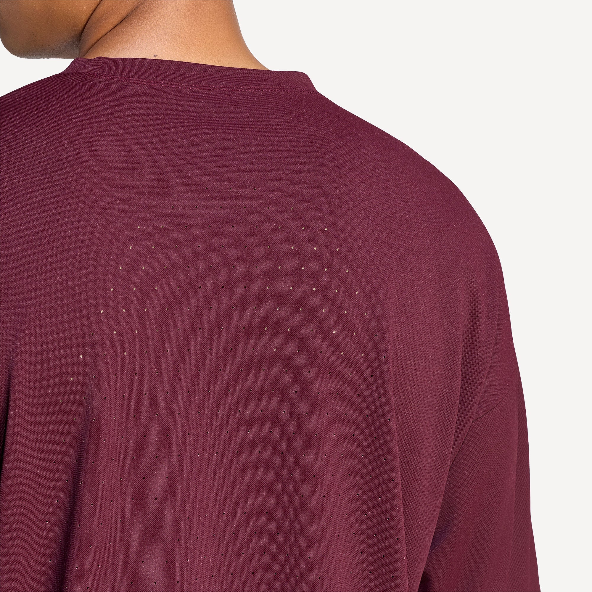 adidas Pro Men's Climacool+ Oversized Tennis Shirt - Red (6)