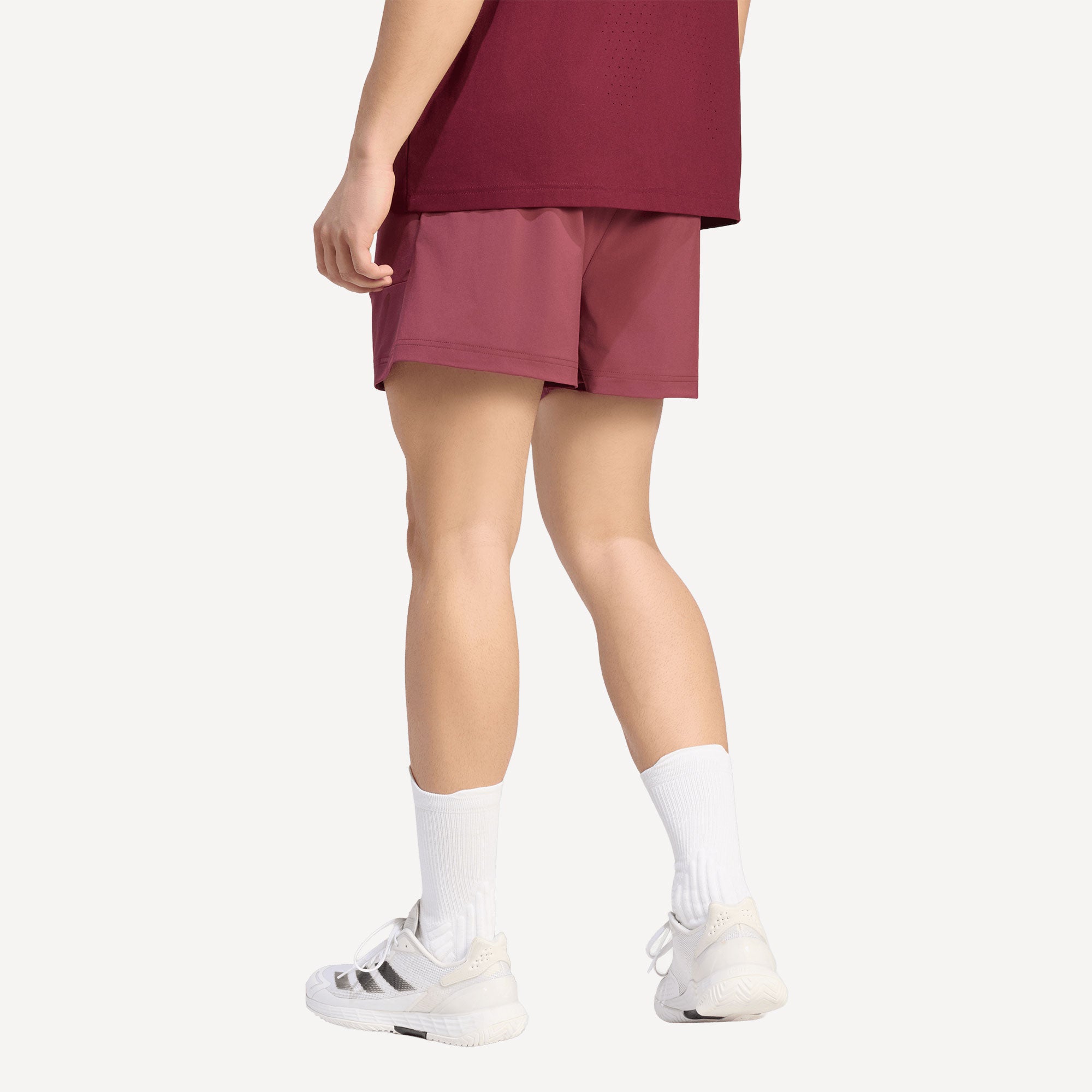 adidas Pro Men's Climacool Tennis Shorts and Tight Set - Red (2)