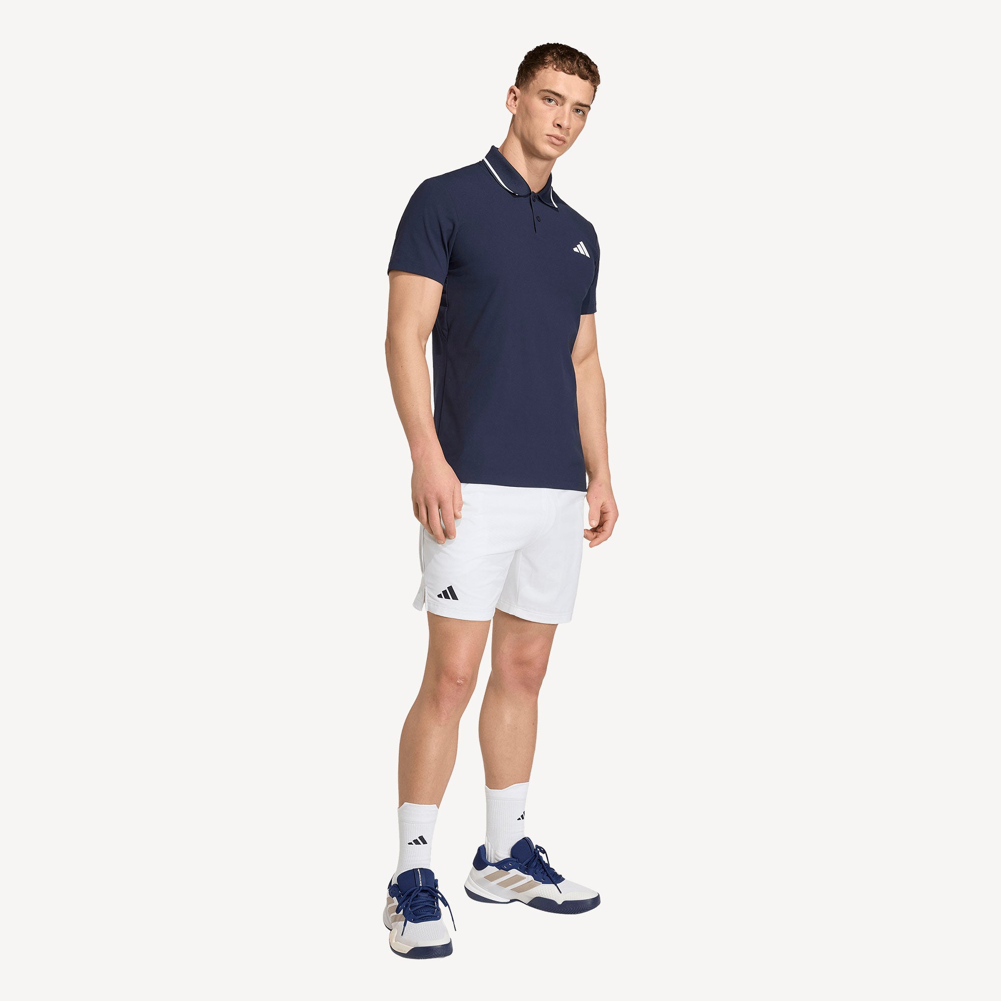 adidas Pro Men's Freelift Tennis Polo - Dark Blue (3)