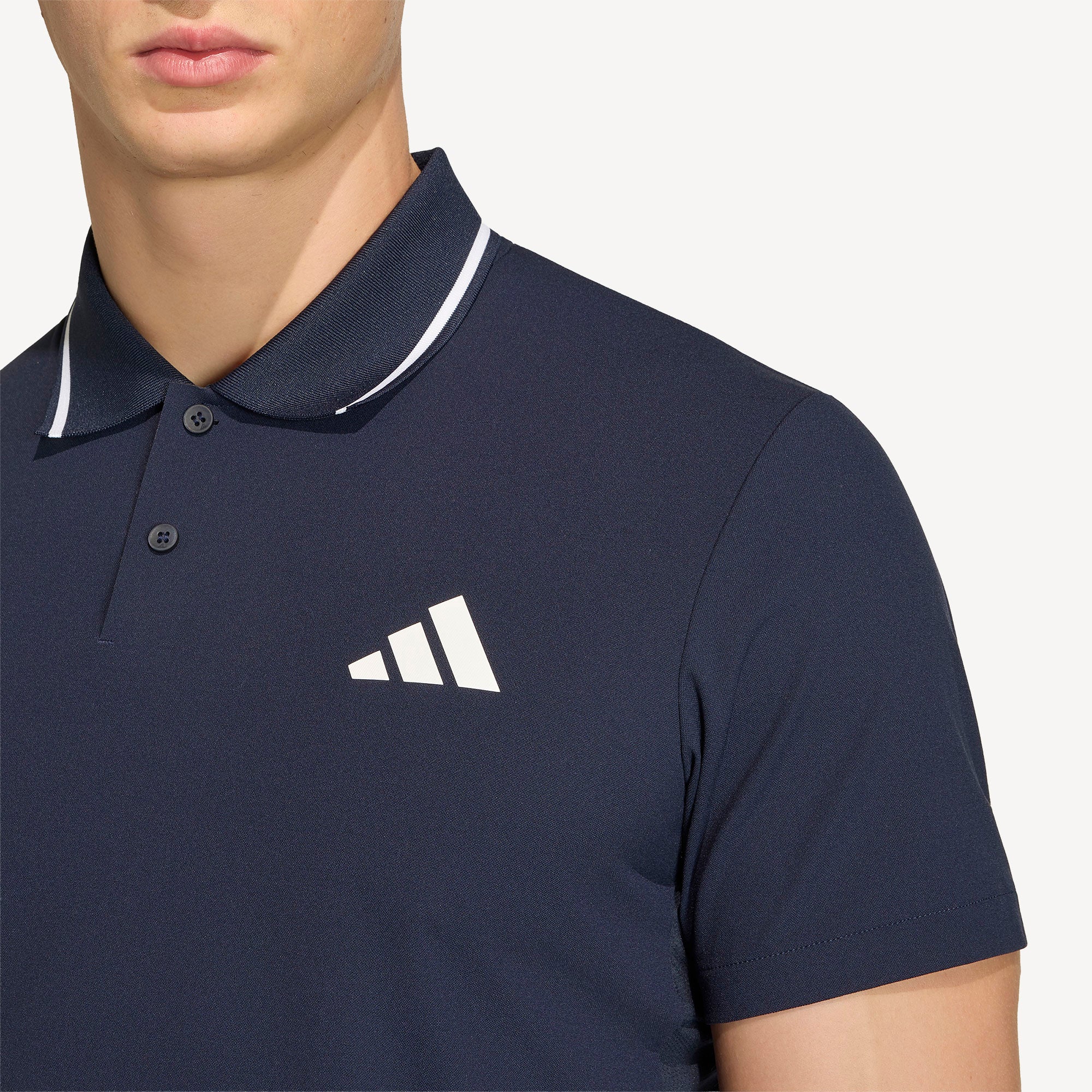 adidas Pro Men's Freelift Tennis Polo - Dark Blue (5)