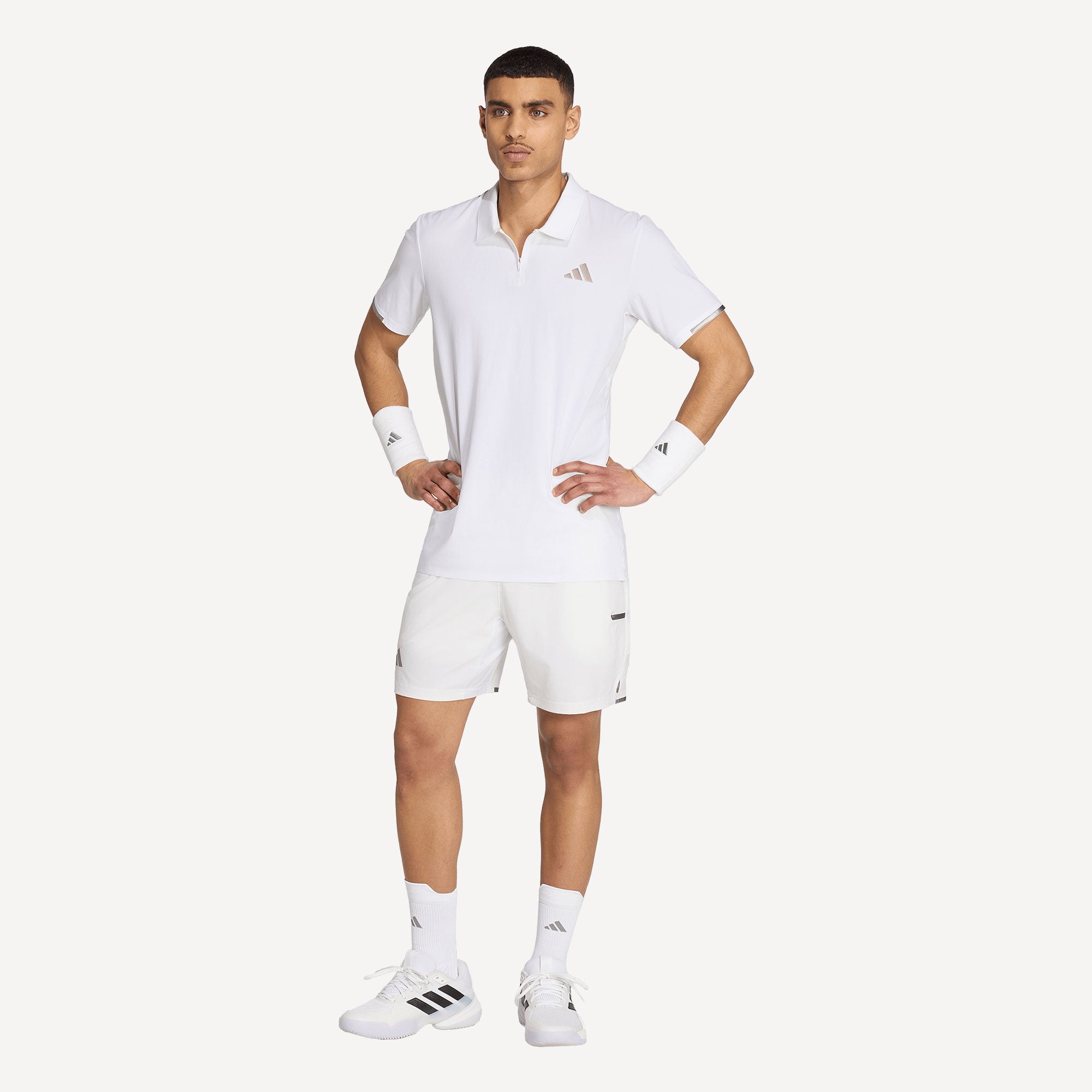 adidas Pro Men's Freelift Tennis Polo - White (3)