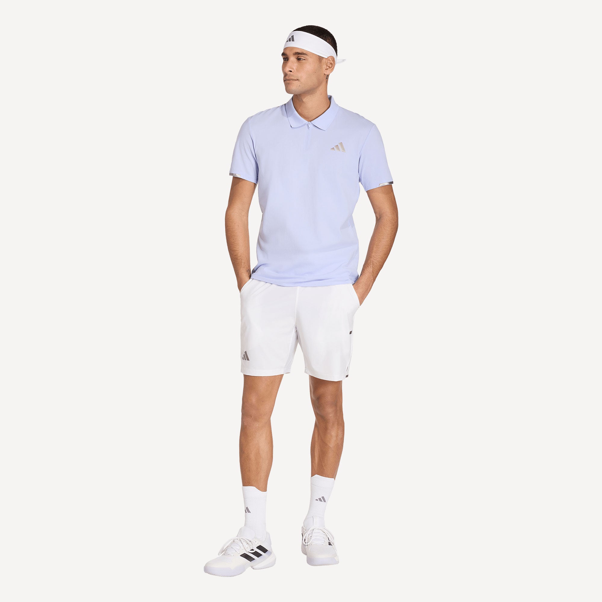 adidas Pro Men's Freelift Tennis Polo - Purple (3)
