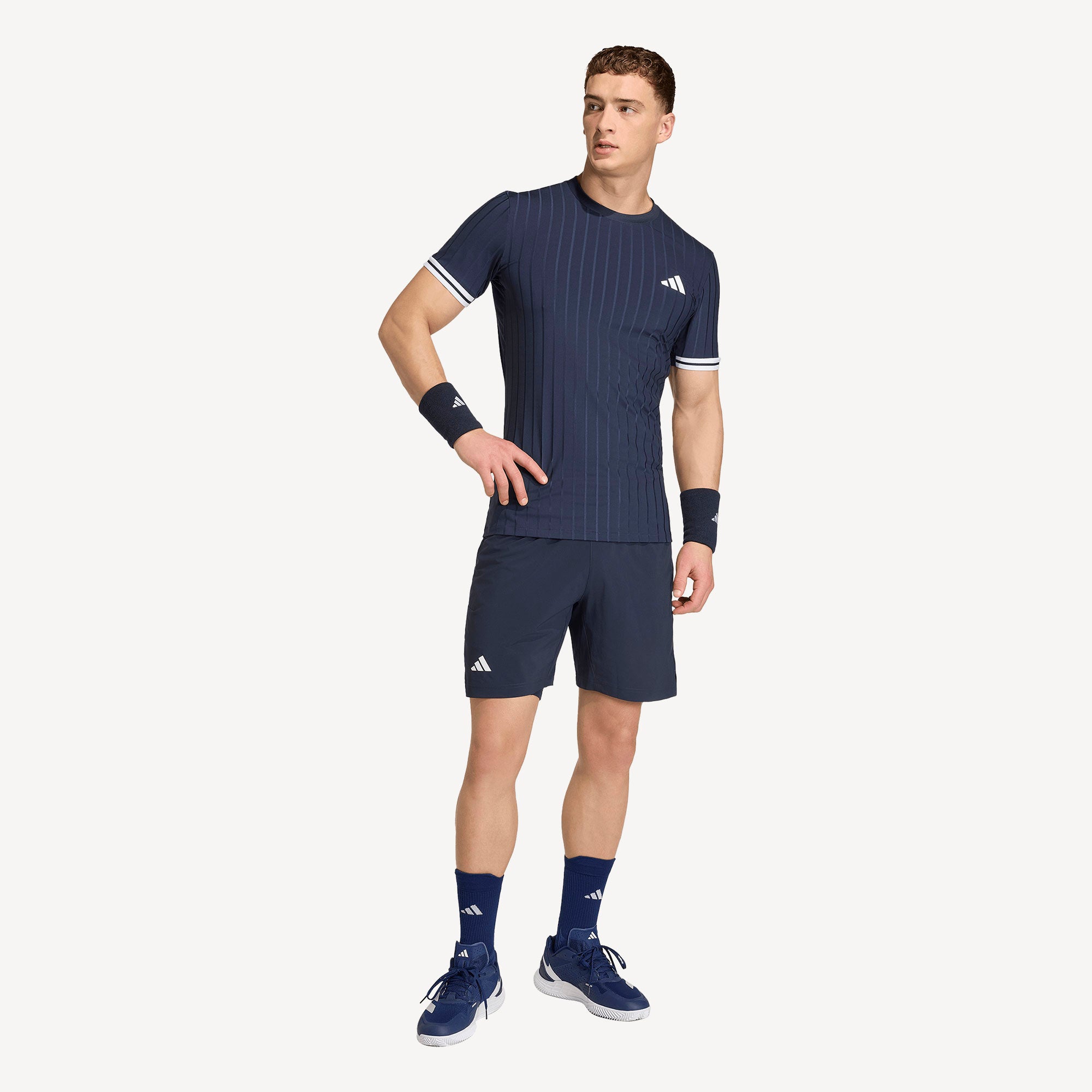 adidas Pro Men's Freelift Tennis Shirt - Dark Blue (3)