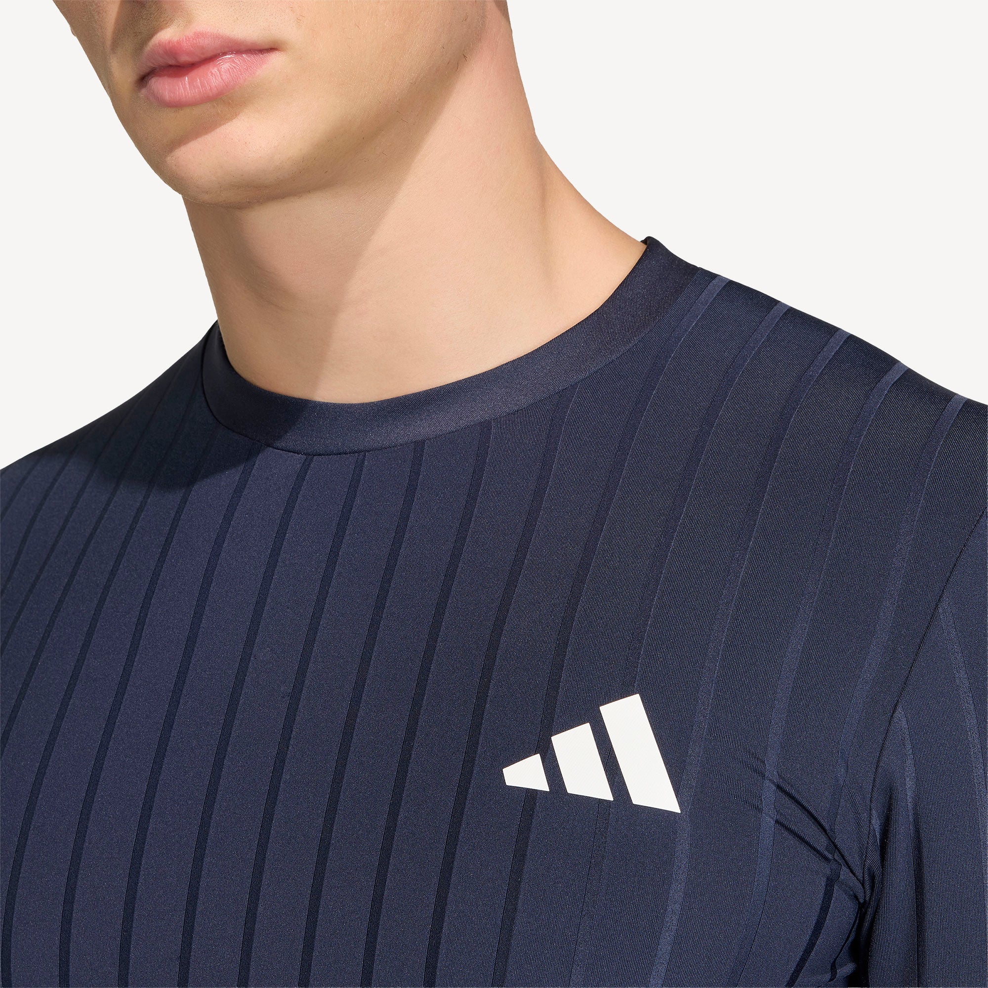 adidas Pro Men's Freelift Tennis Shirt - Dark Blue (5)