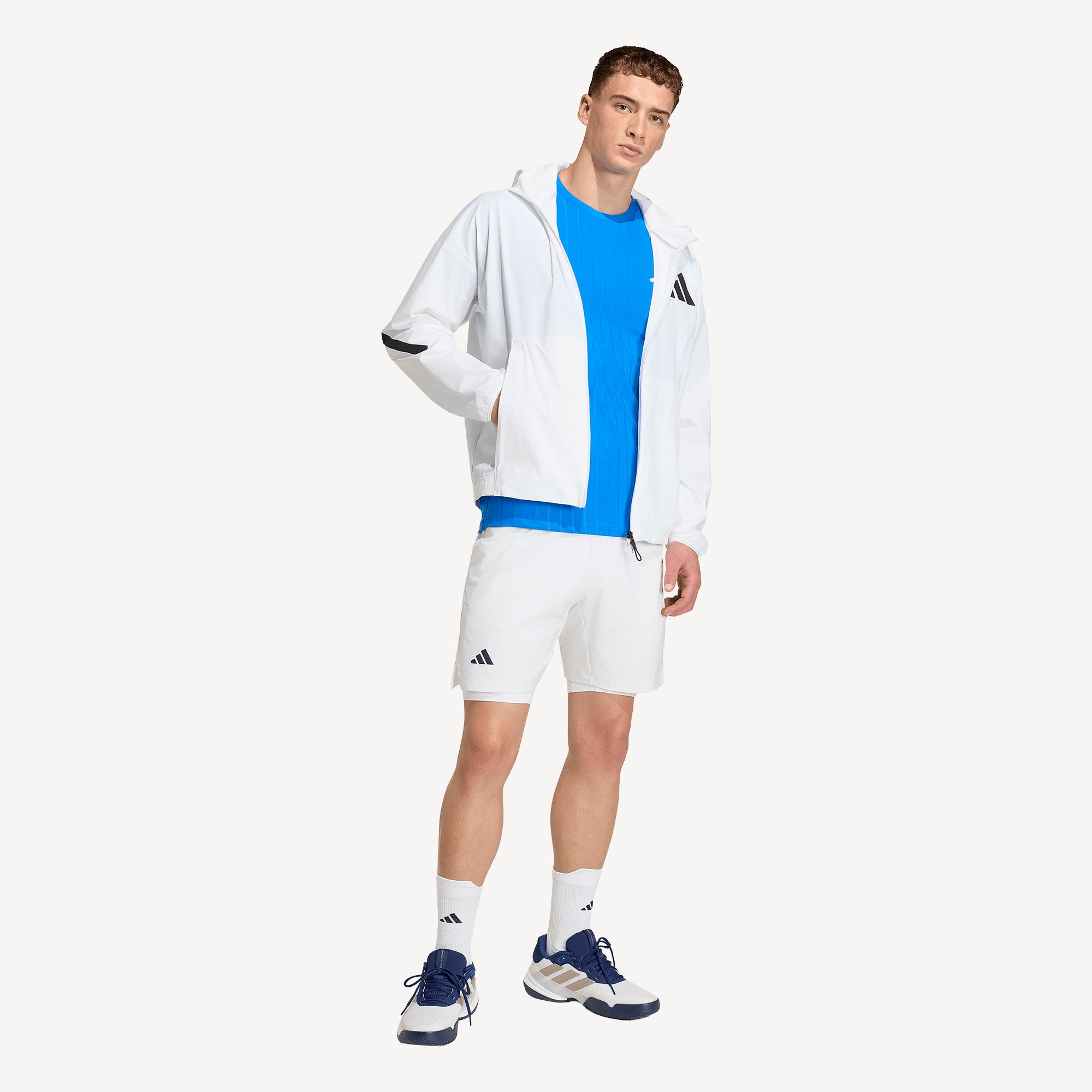 adidas Pro Men's Freelift Tennis Shirt - Blue (4)