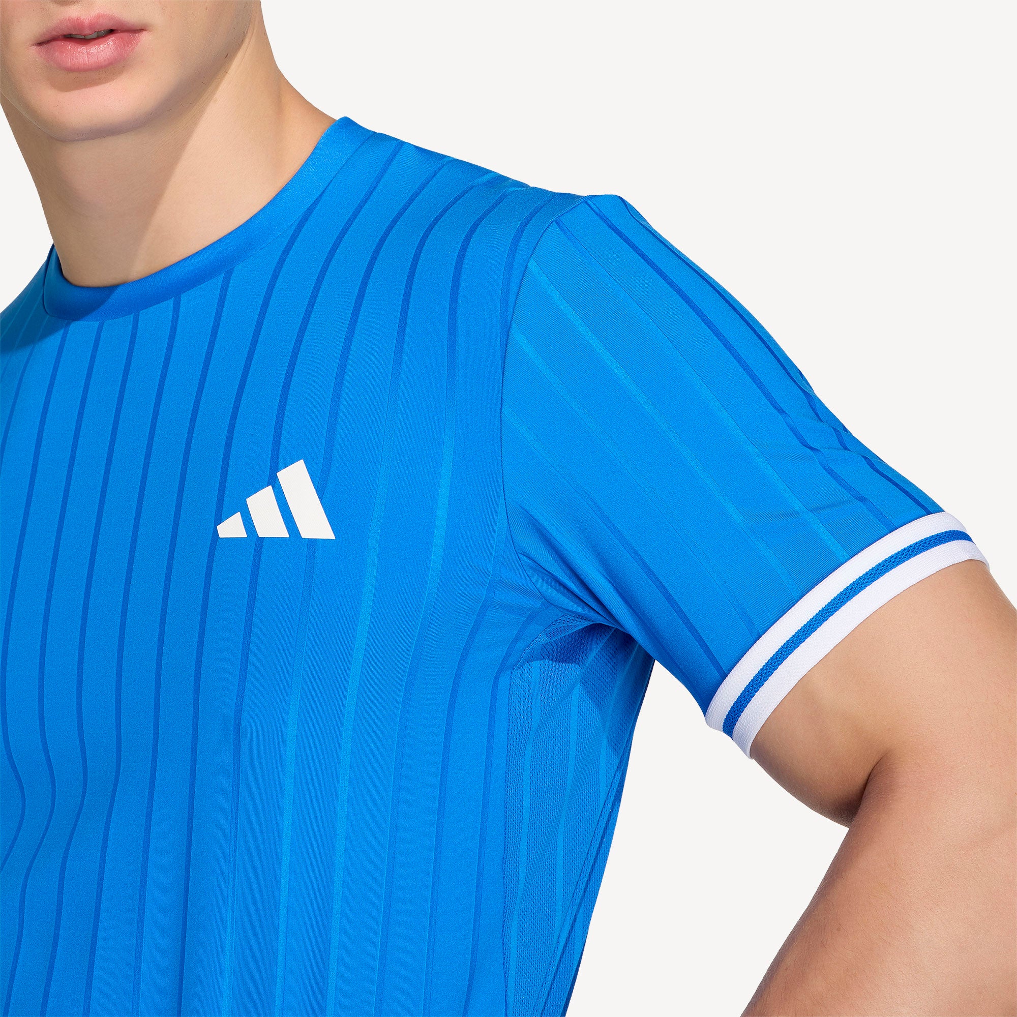 adidas Pro Men's Freelift Tennis Shirt - Blue (5)