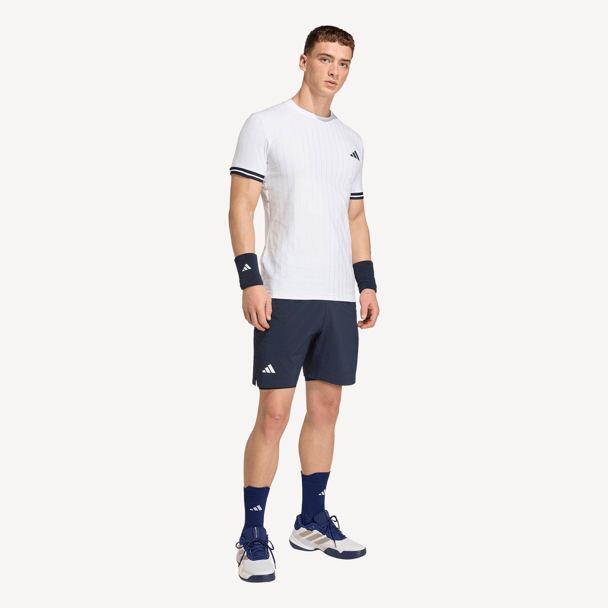 adidas Pro Men's Freelift Tennis Shirt - White (3)