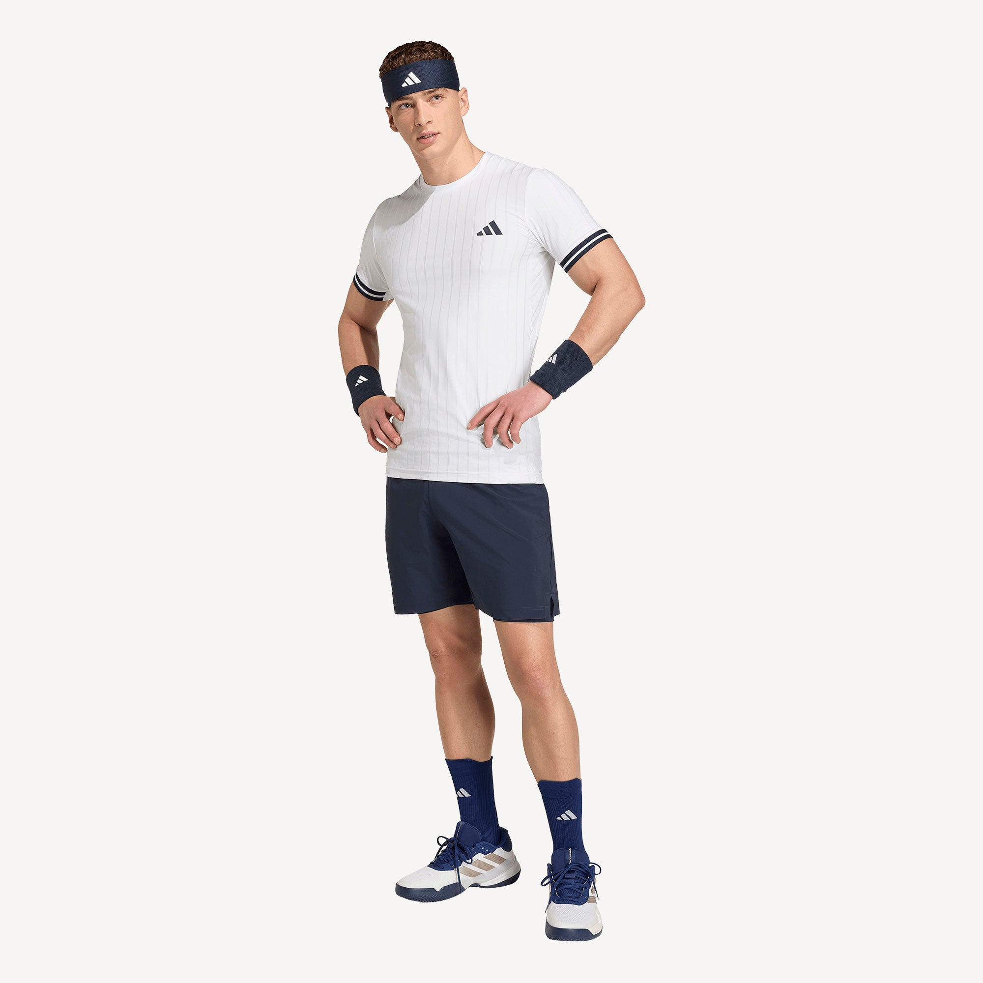 adidas Pro Men's Freelift Tennis Shirt - White (4)