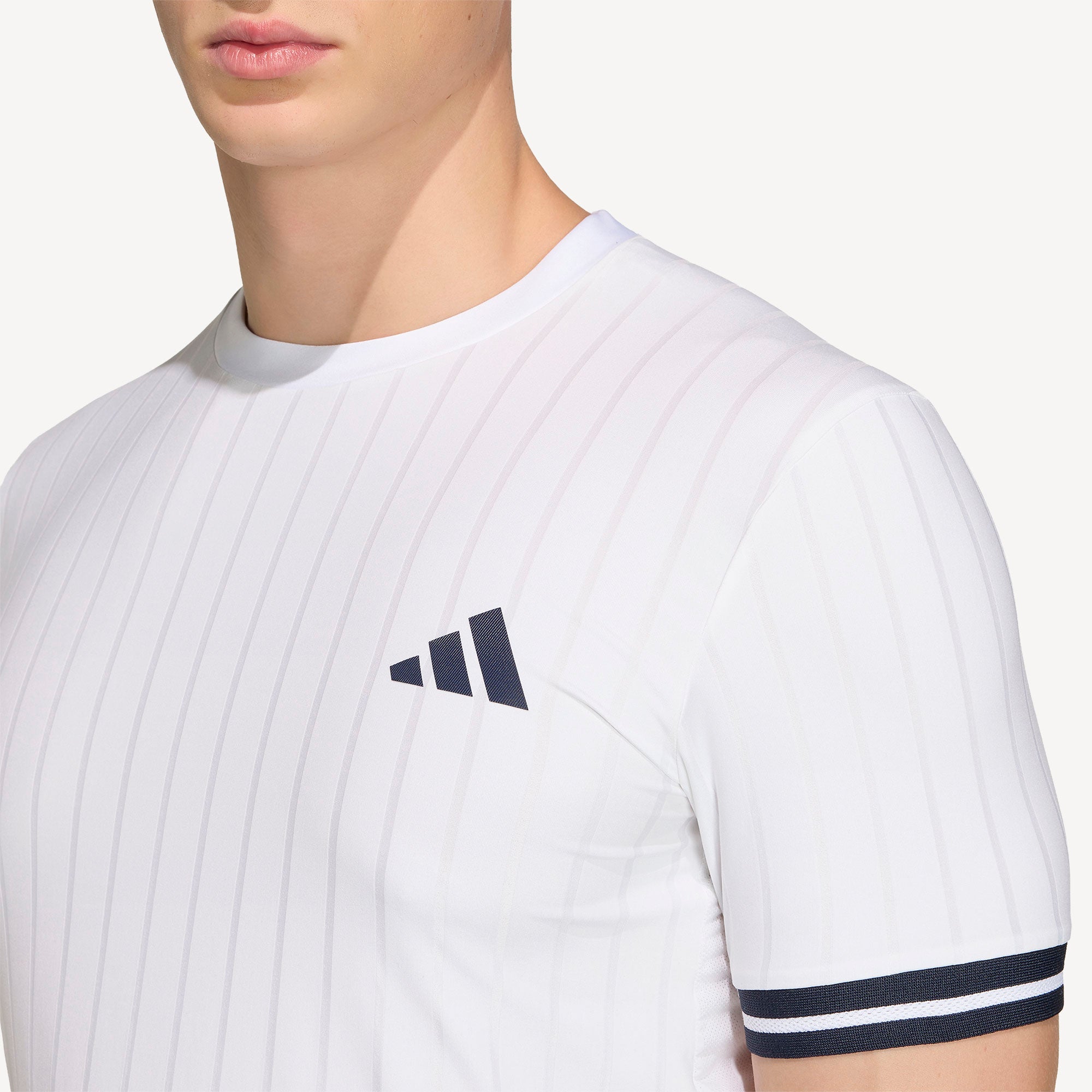 adidas Pro Men's Freelift Tennis Shirt - White (5)
