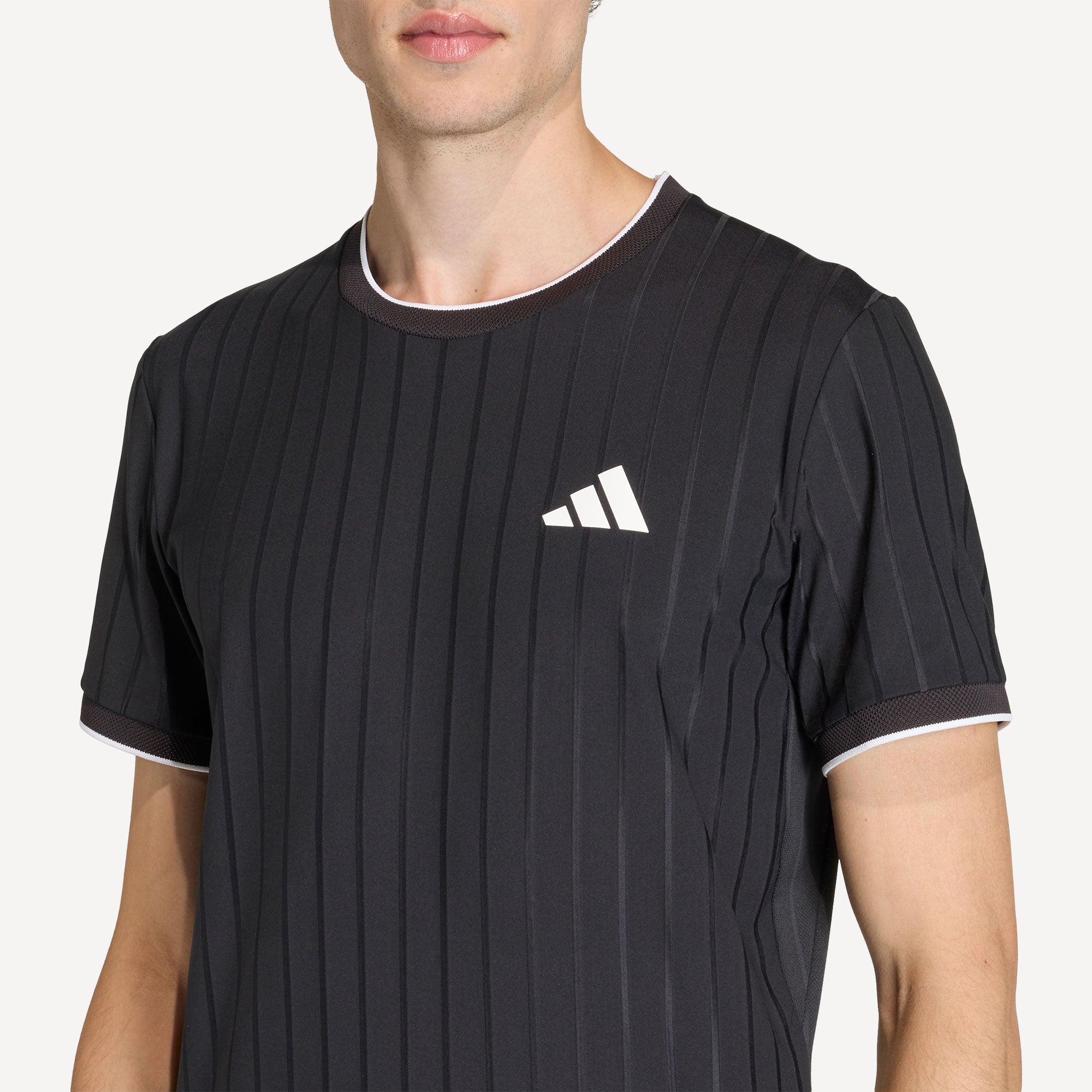 adidas Pro Men's Freelift Tennis Shirt - Black (6)