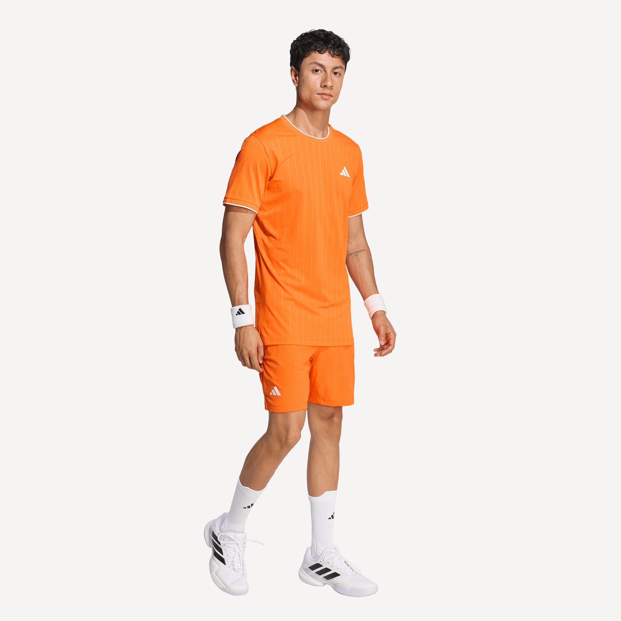 adidas Pro Men's Freelift Tennis Shirt - Orange (3)