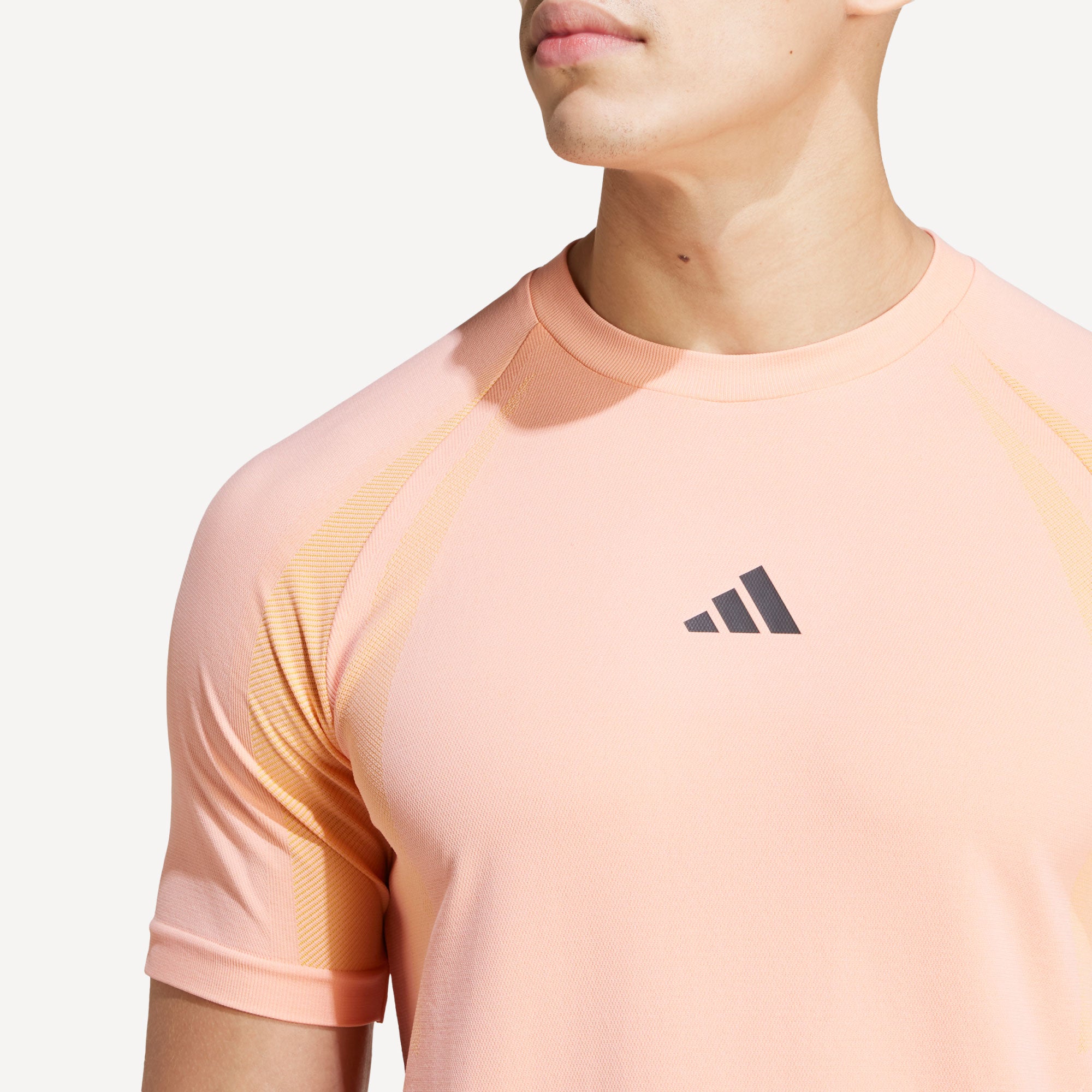 adidas Pro Men's Seamless Tennis Shirt - Pink (5)