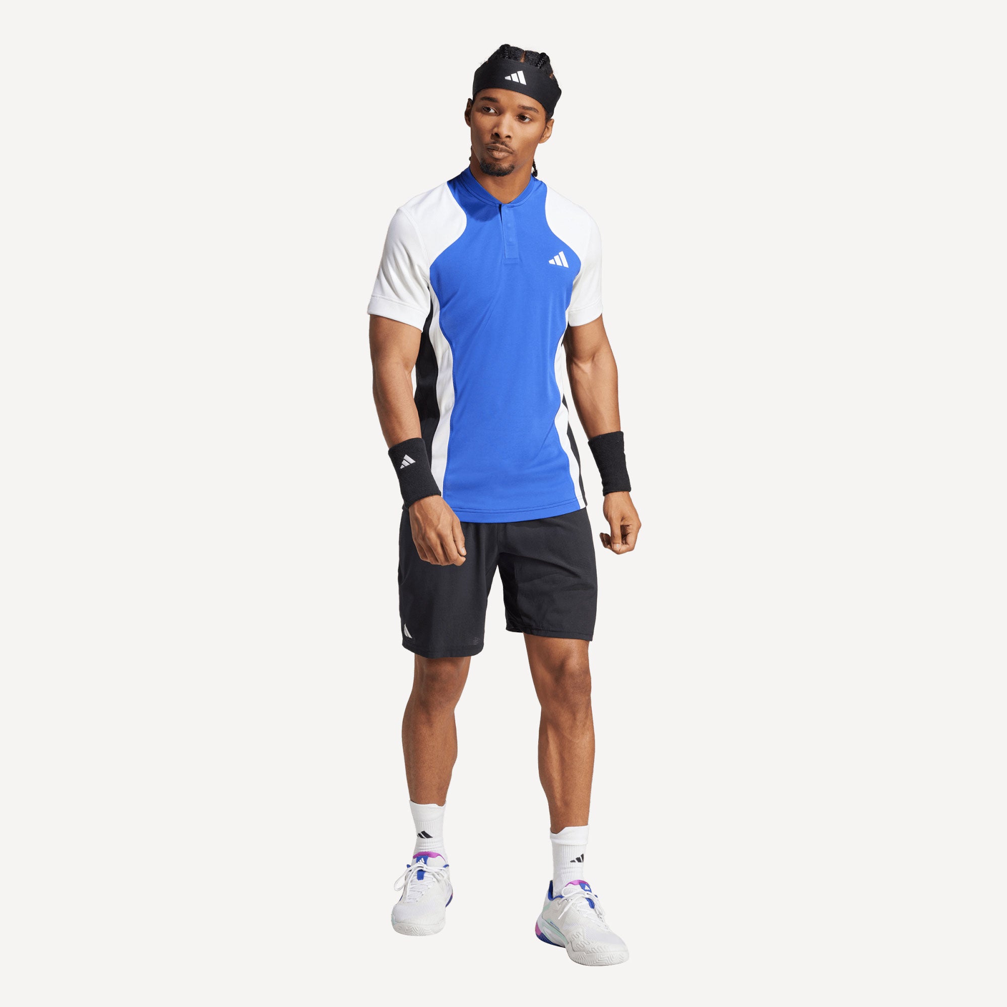 adidas Pro Men's Freelift Tennis Polo - Blue (4)