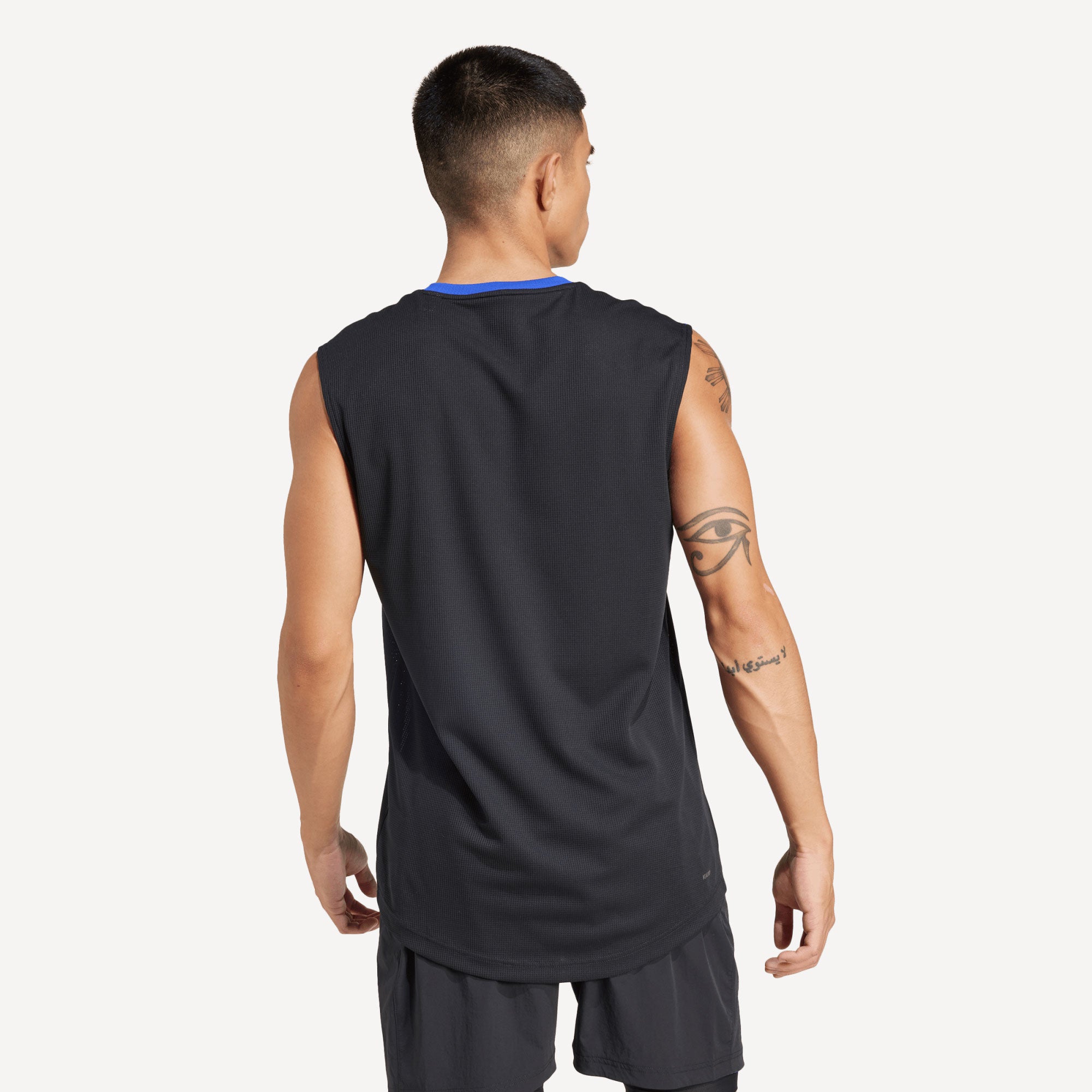 adidas Pro Men's Tennis Tank - Blue (2)