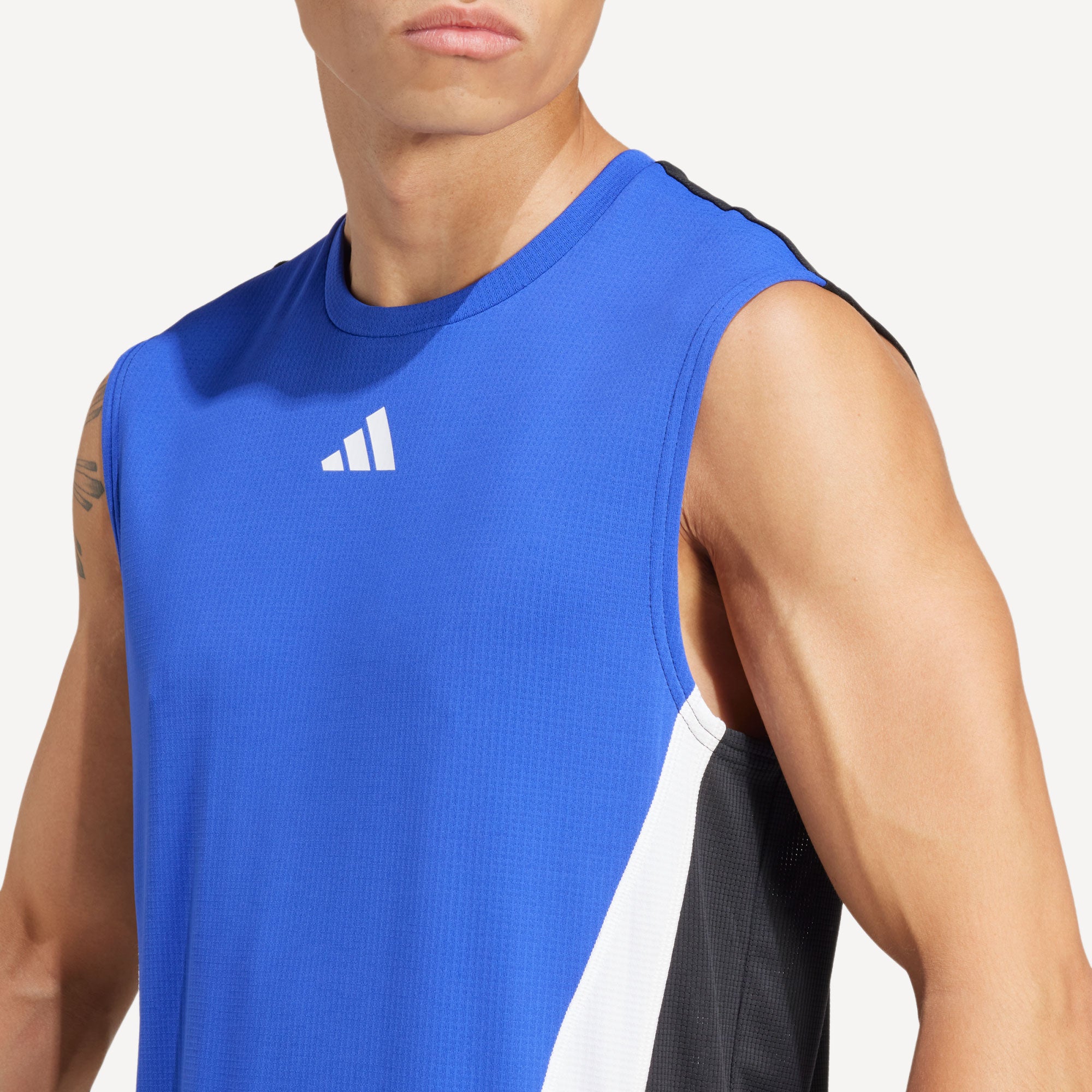 adidas Pro Men's Tennis Tank - Blue (5)