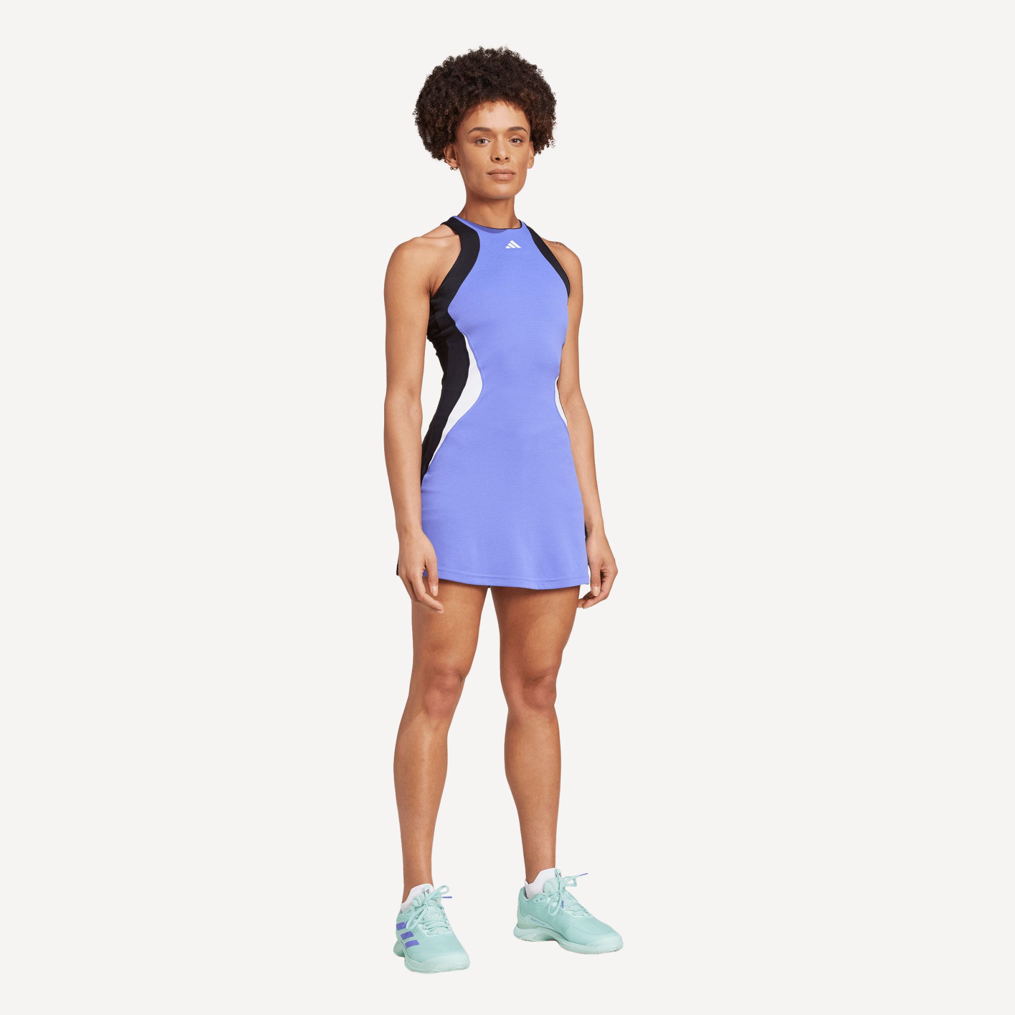 adidas Pro Premium Women's Tennis Dress - Blue (3)