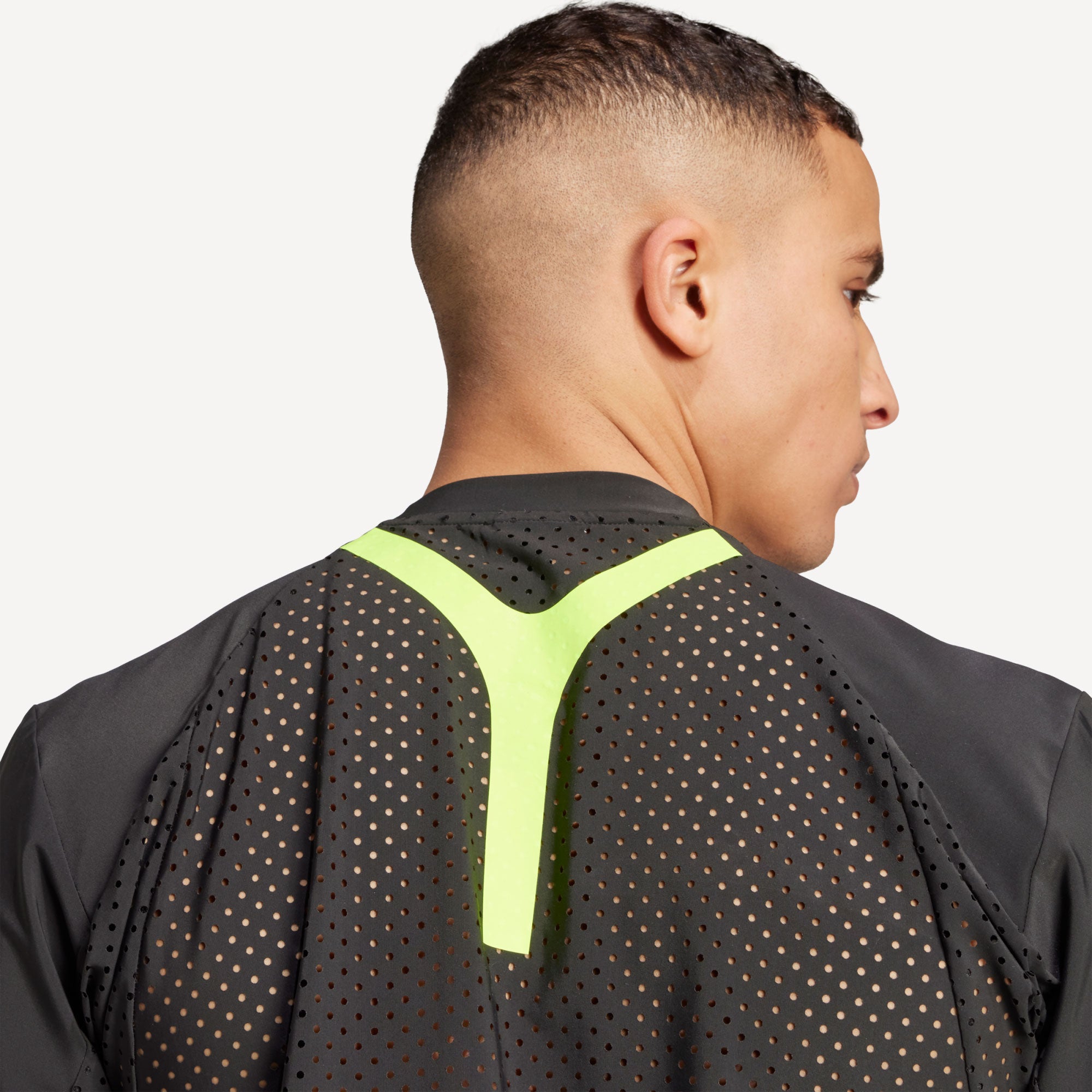 adidas Pro Paris Men's Freelift Tennis Shirt - Black (5)